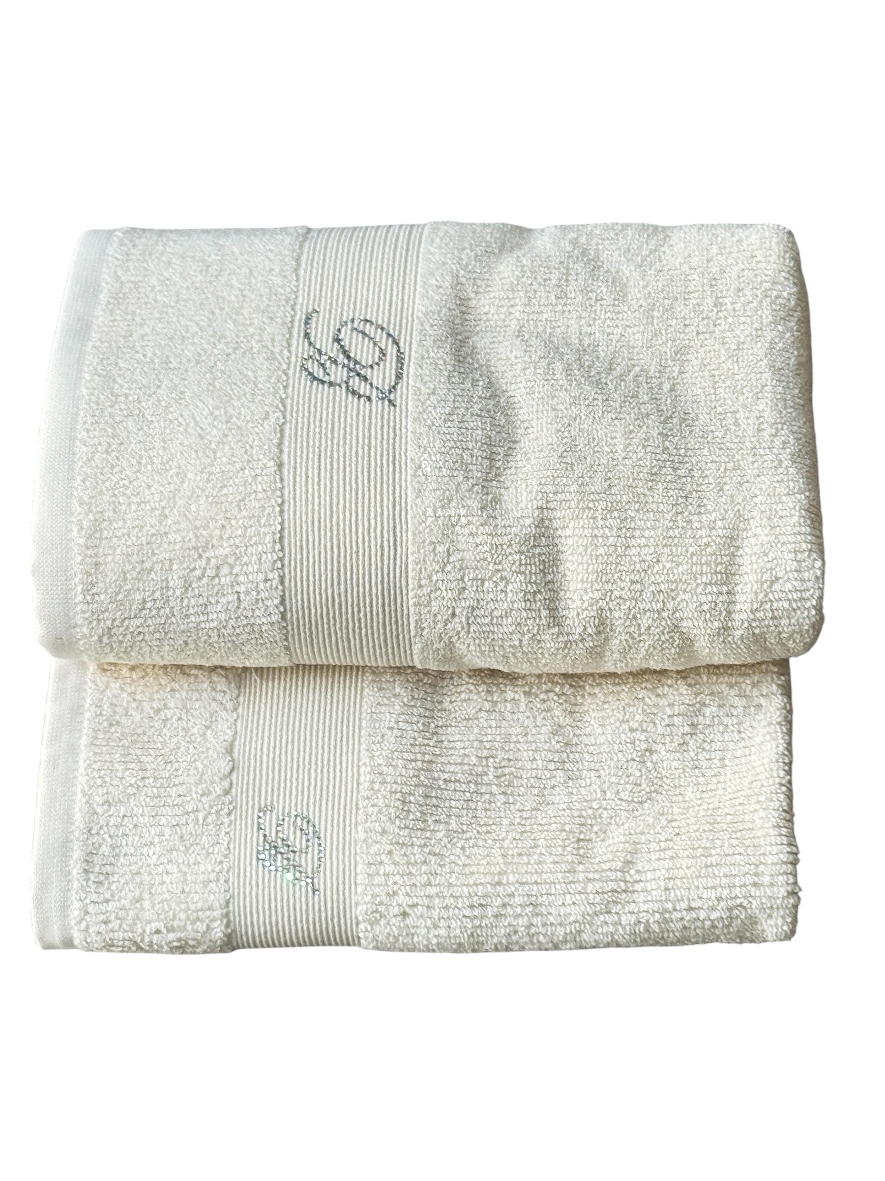 BLUMARINE  ASCIUGAMANI BIANCHERIA BAGNO - RISVEGLIO COPPIA ASCIUGAMANI