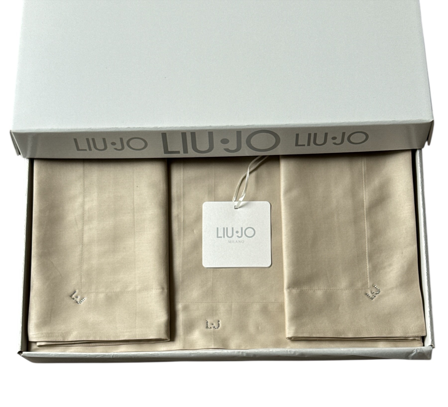 LIU-JO CASA LENZUOLA BIANCHERIA LETTO - LL2921 RASATELLO