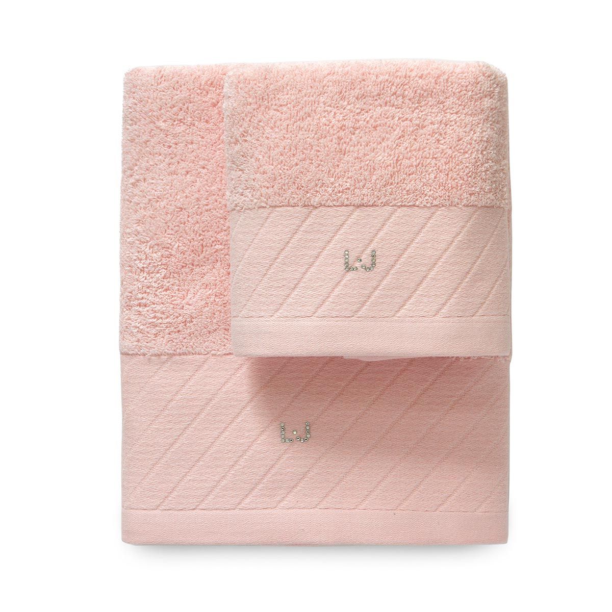 LIU-JO CASA ASCIUGAMANI BIANCHERIA DA BAGNO - LB788B DIAGONAL