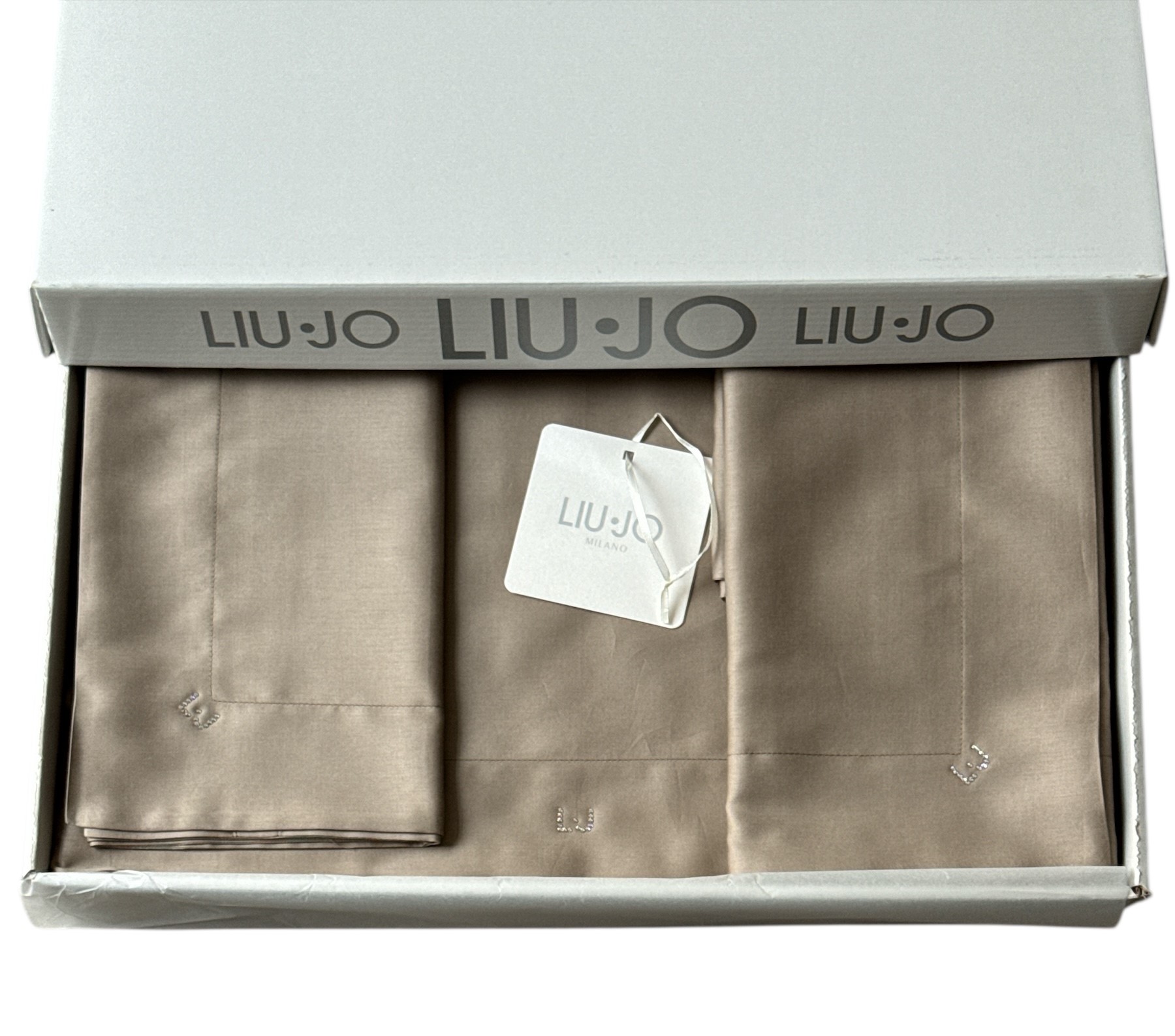 LIU-JO CASA LENZUOLA BIANCHERIA LETTO - LL2921 RASATELLO