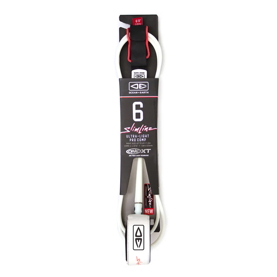 OCEAN&EARTH ONE XT SLIMLINE COMP 6'0 LEASH