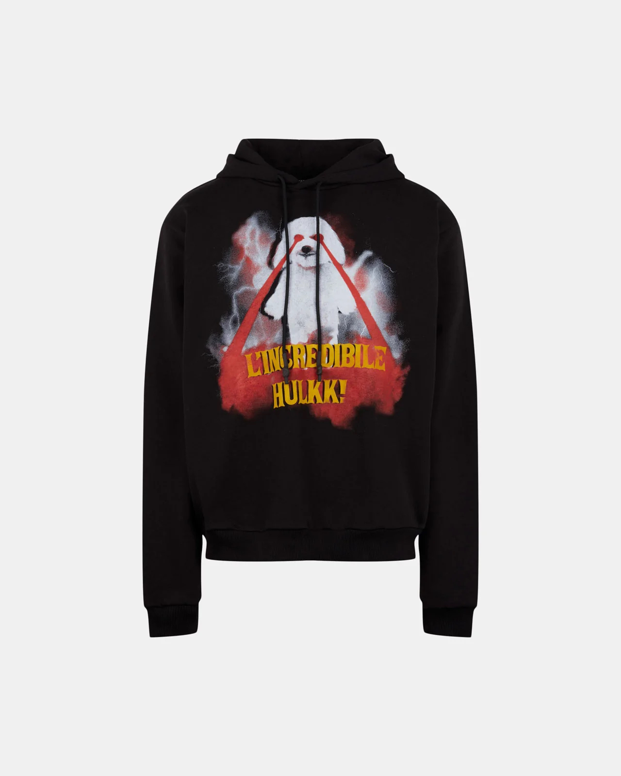 phobia BLACK HOODIE WITH DANI5 DOG
