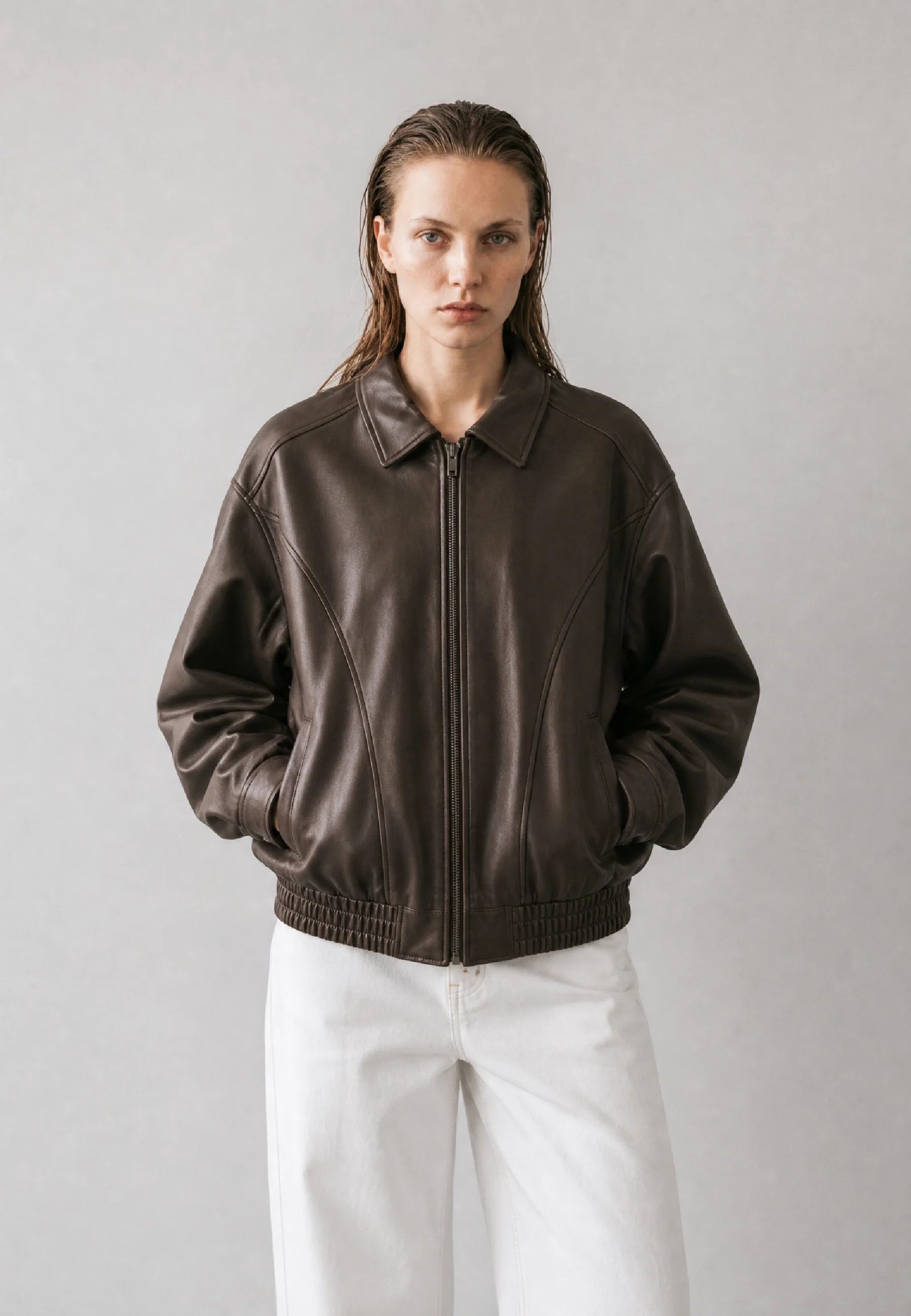 VERTERE BERLIN MERCY FAUX LEATHER JACKET