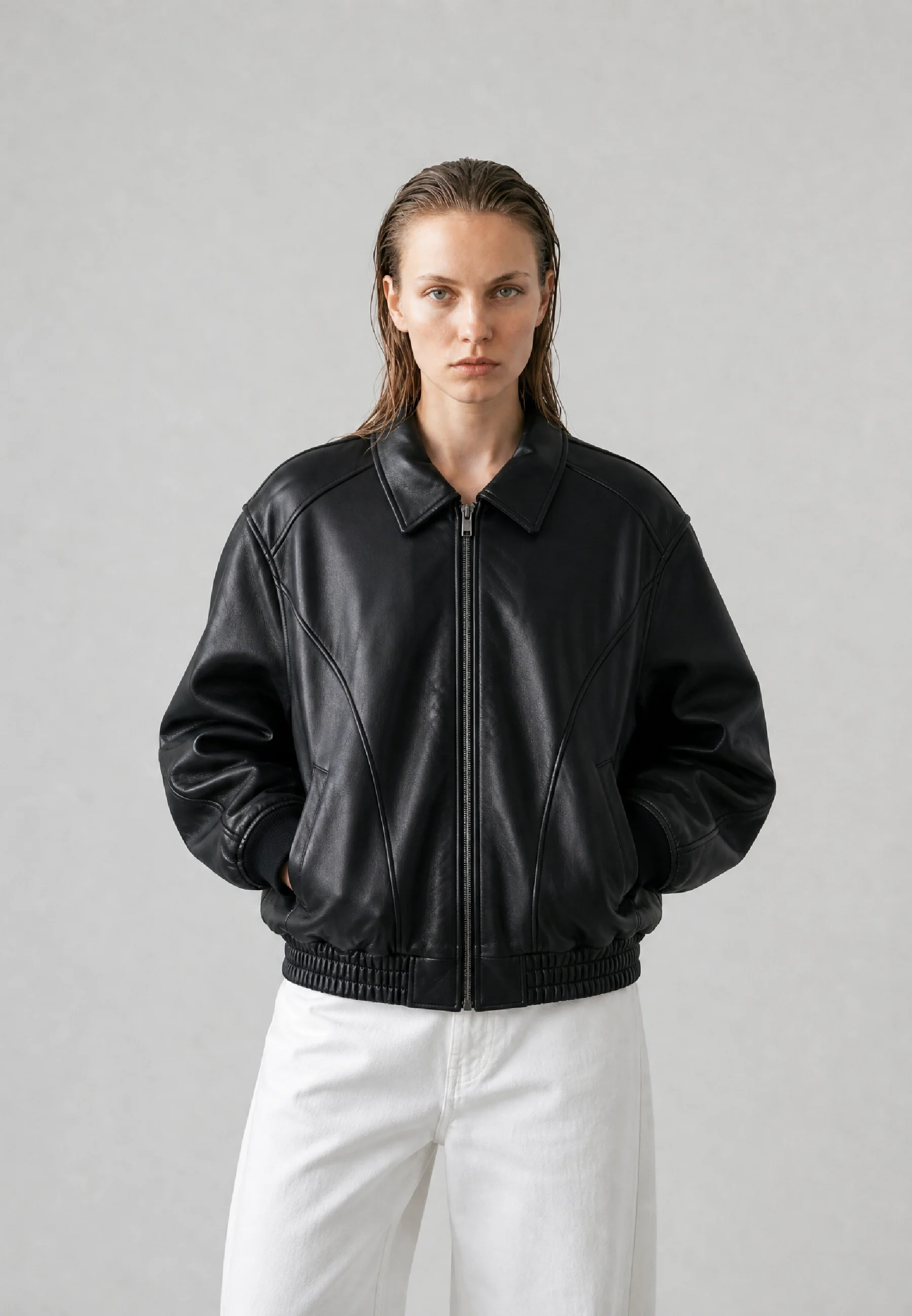 VERTERE BERLIN MERCY FAUX LEATHER JACKET