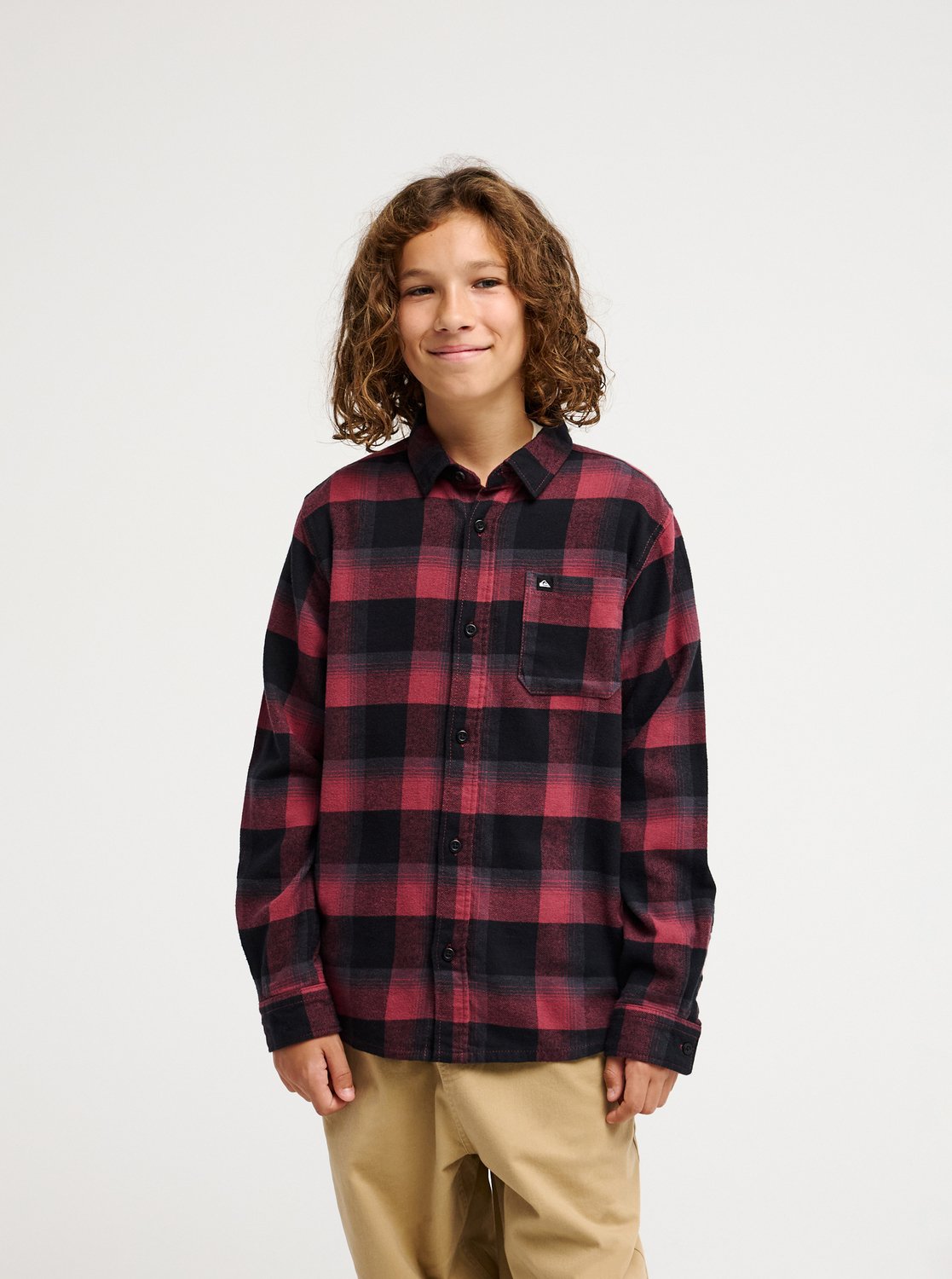 Quicksilver Motherfly Plaid Youth