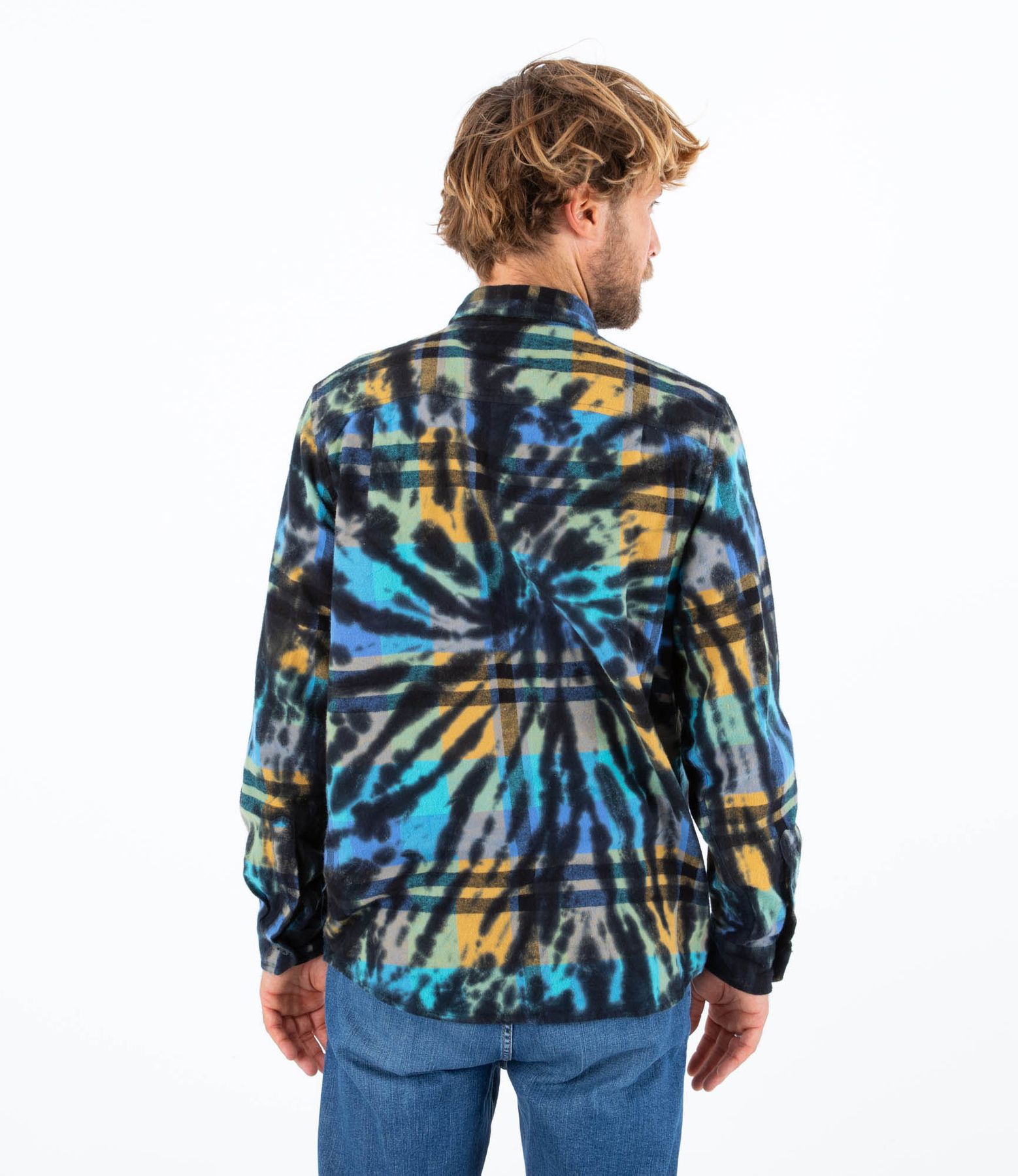 Hurley PORTLAND TIE DYE FLANNEL LS