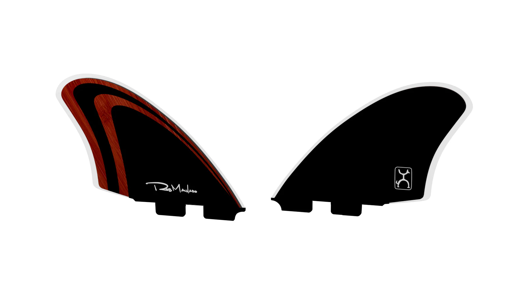 Firewire Machado Twin Keel Fin Double Tab