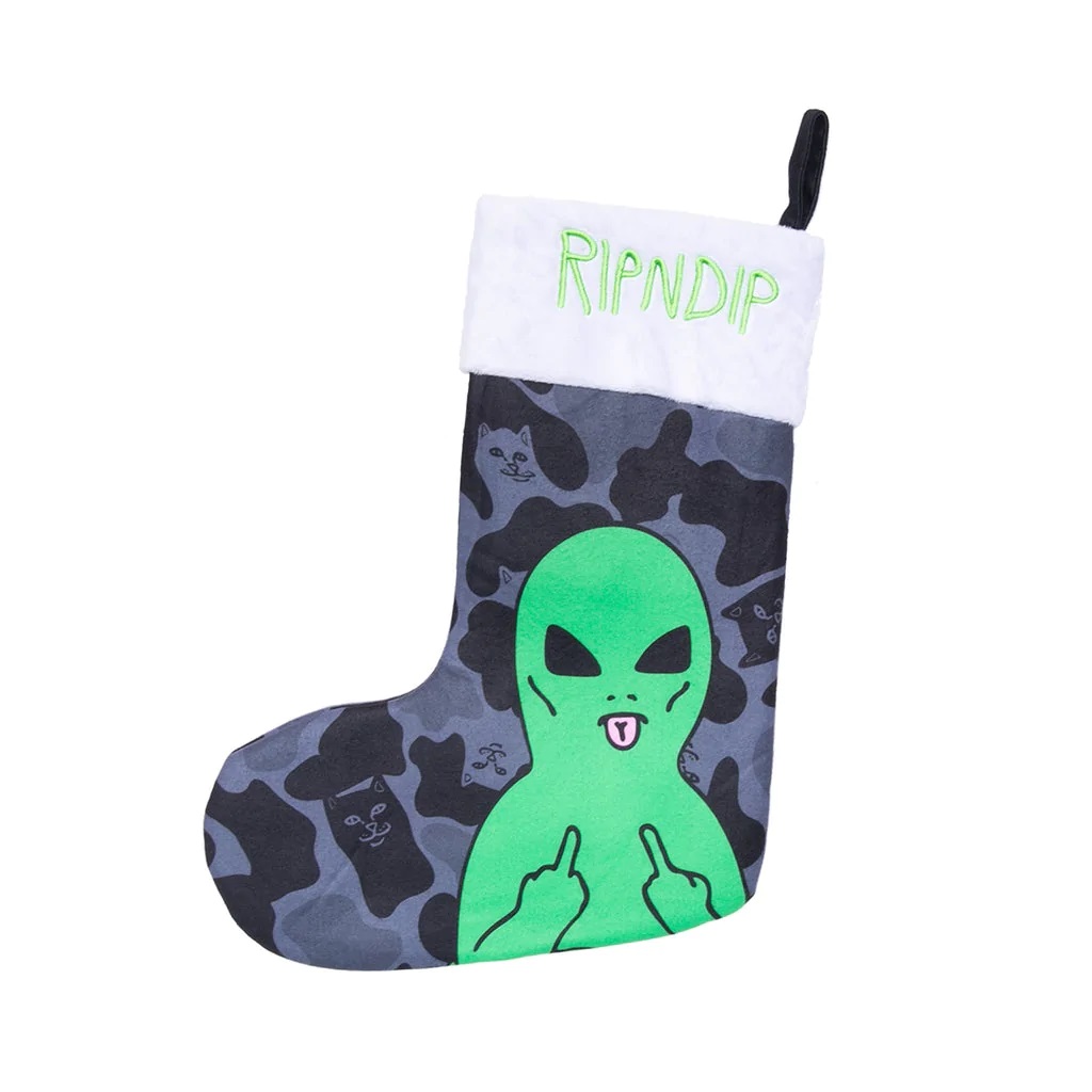 RIPNDIP LORD ALIEN CHRISTMAS STOCKING