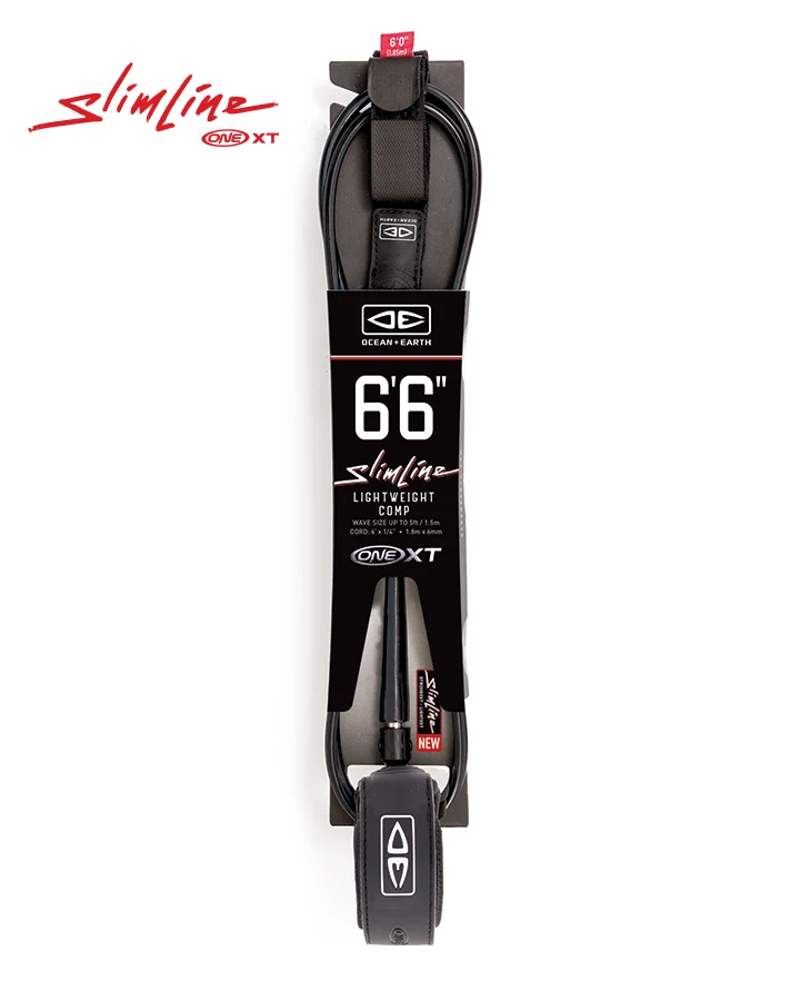 OCEAN&EARTH One XT Slimline Comp 6'6 Surfboard Leash