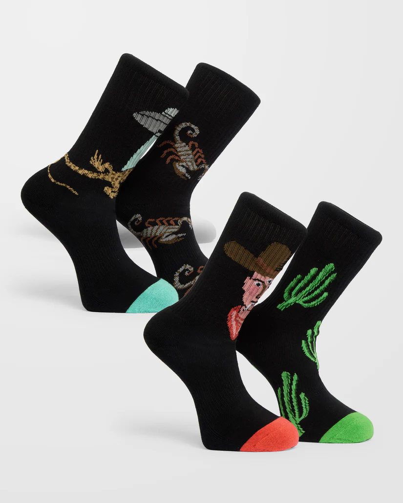VOLCOM Mickey Mason Socks (2 Pack)