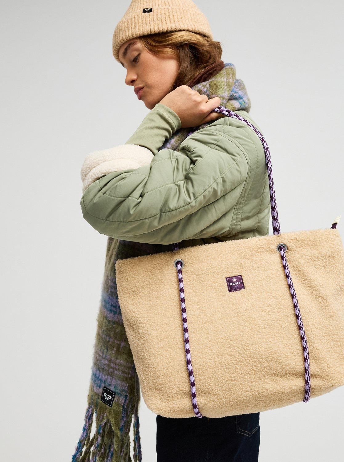 Roxy Electric Flow Sherpa Tote