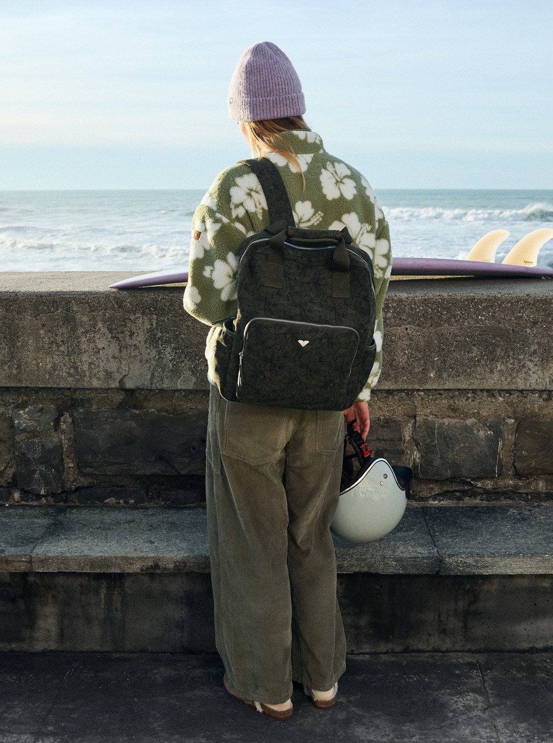 Roxy Wave Whisper Printed Backpack