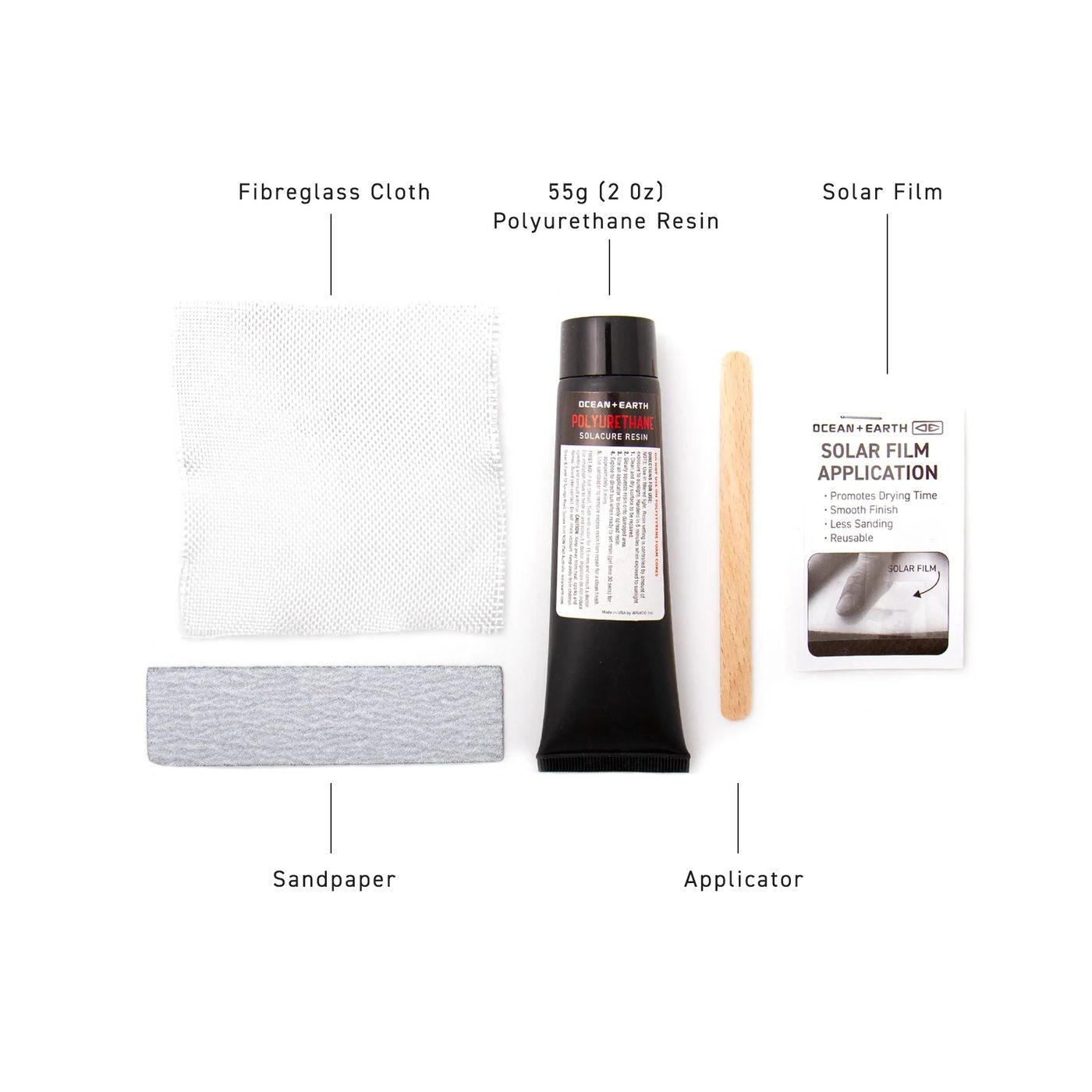 OCEAN&EARTH UV SOLACURE RESIN REPAIR KIT