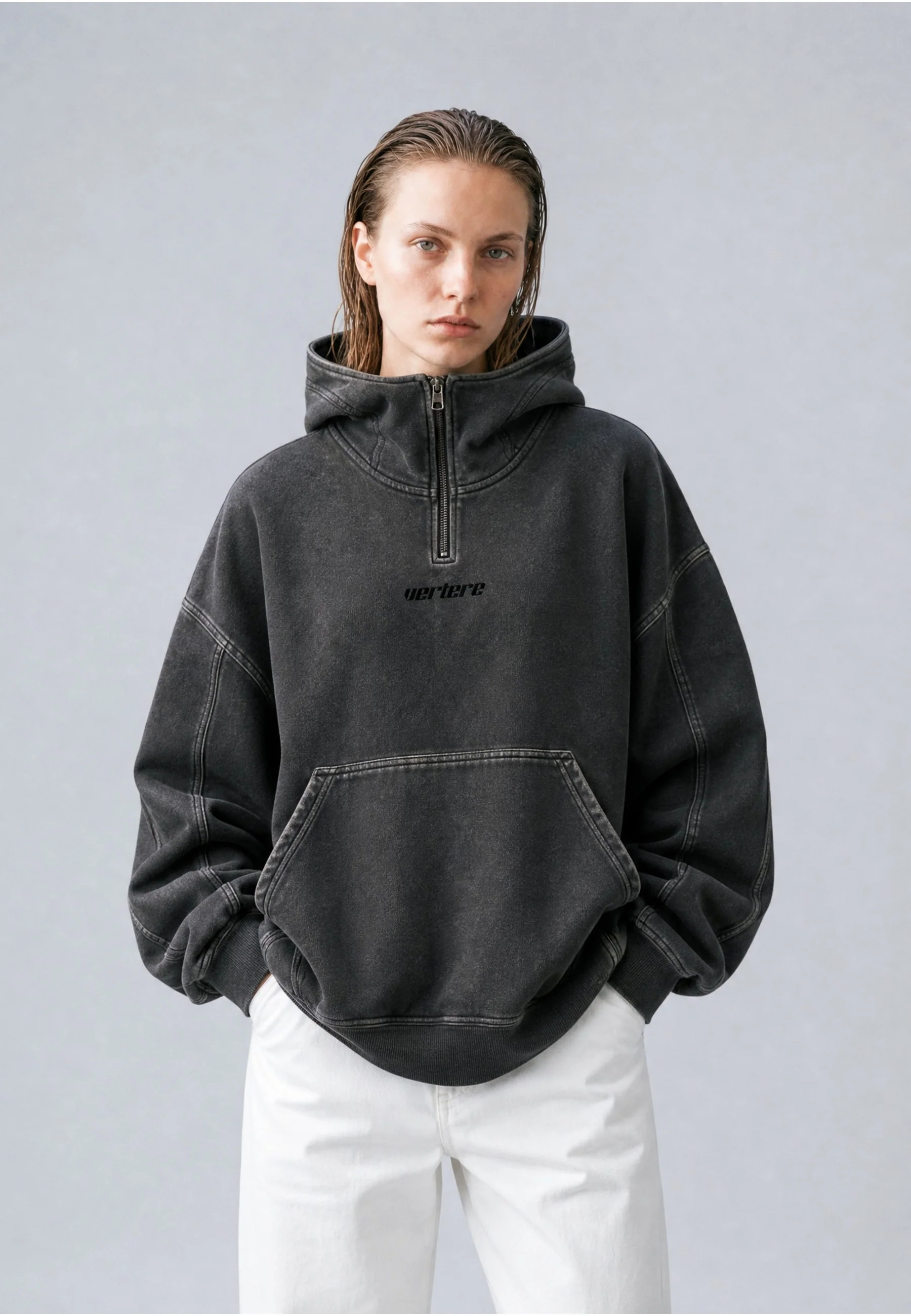 VERTERE BERLIN CYPHER QUARTER-ZIP HOODIE
