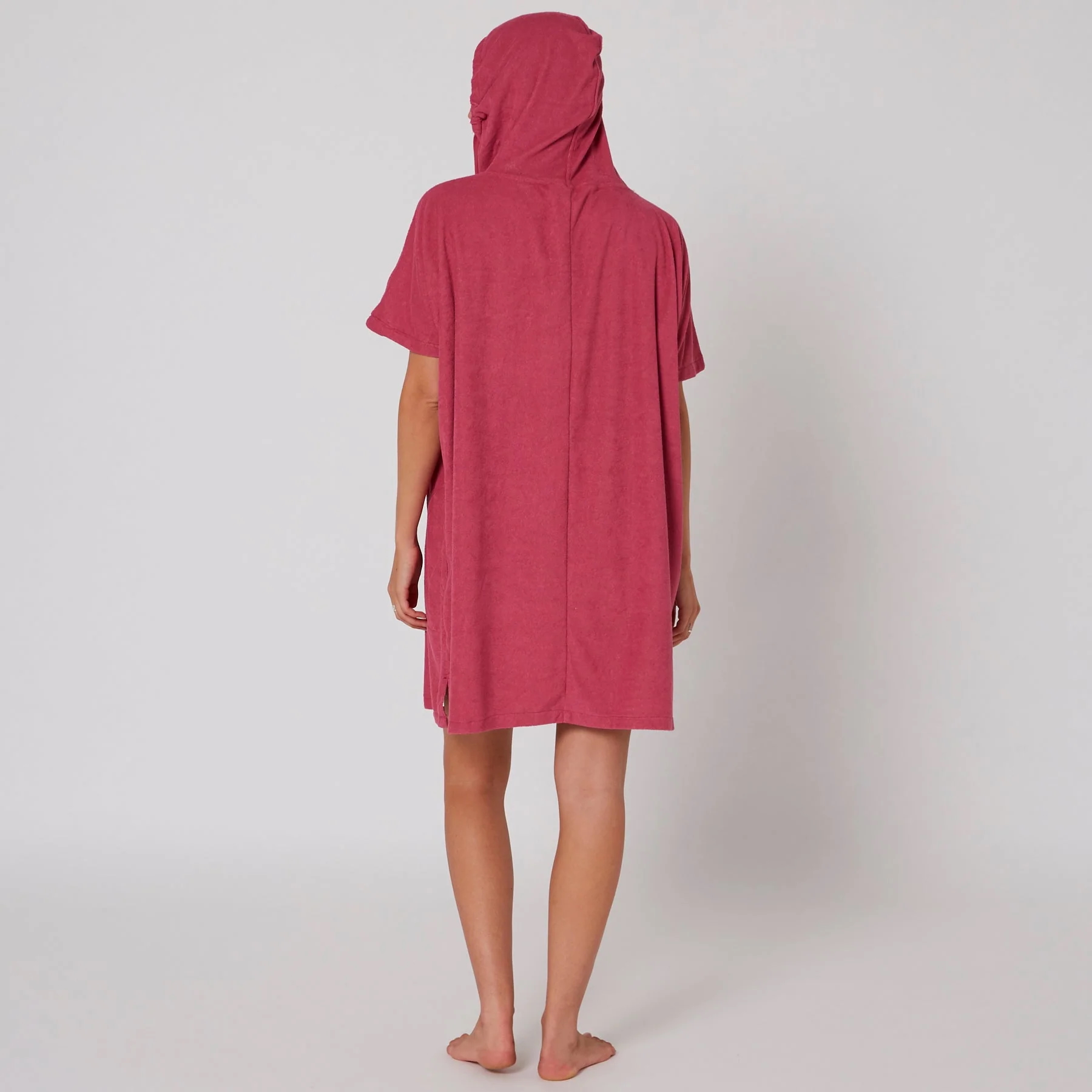 OCEAN&EARTH Ladies V Neck Hooded Poncho
