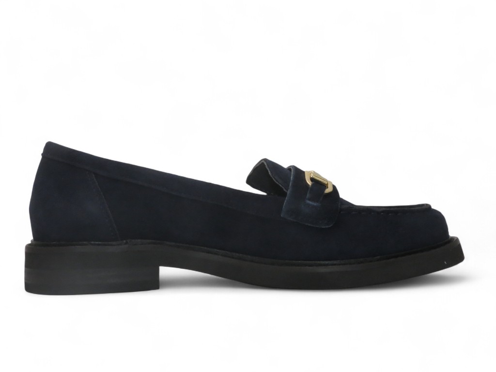 STONEFLY MOCASSINO CON TACCO 25 MM IN CAMOSCIO