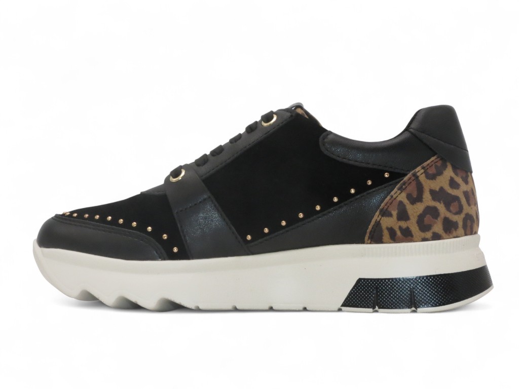 STONEFLY SCARPA SPORTIVA CON ZEPPA 40 MM IN CAMOSCIO / PELLE