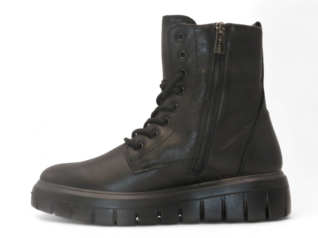 IGI & CO STIVALETTO CON ZEPPA 40 MM IN PELLE DI NAPPA