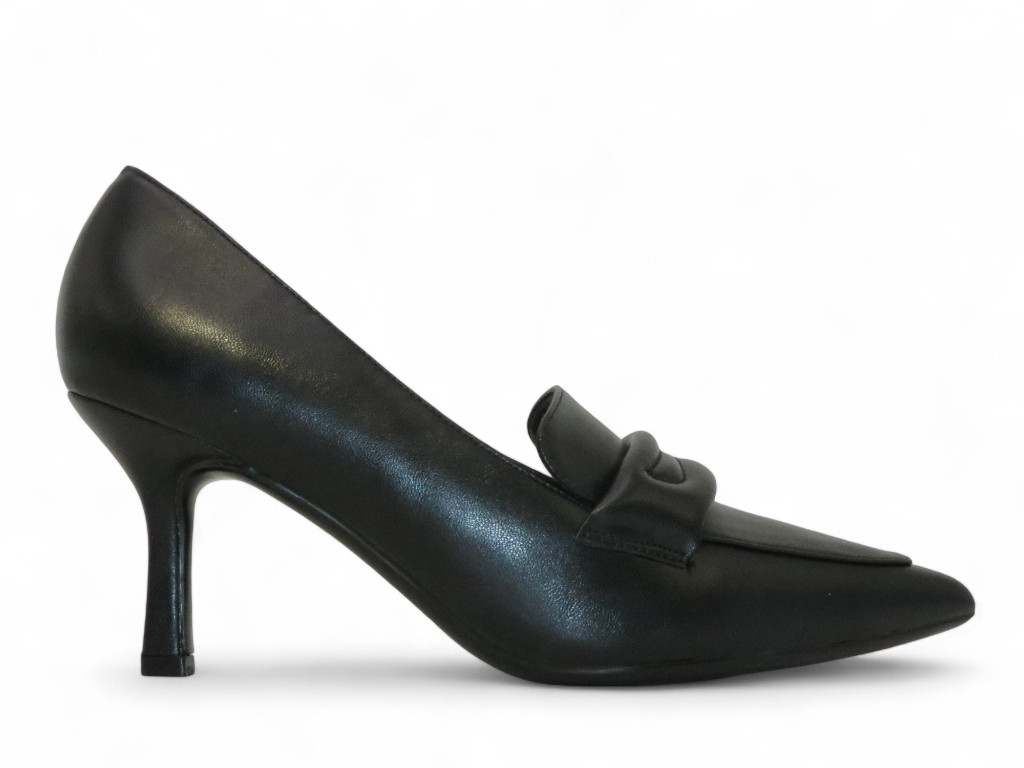 FRANCESCO MILANO DECOLLETE' CON TACCO 80 MM IN PELLE