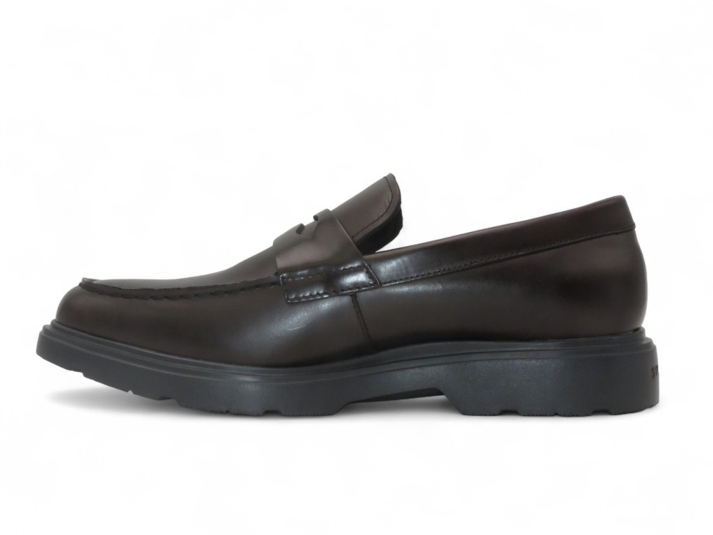 STONEFLY MOCASSINO CON TACCO 20 MM IN ABRASIVATO