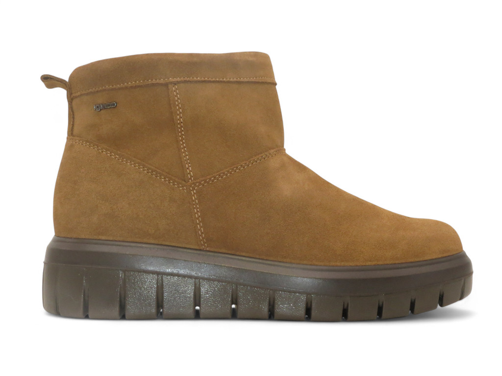 IGI & CO STIVALETTO CON ZEPPA 40 MM IN CAMOSCIO