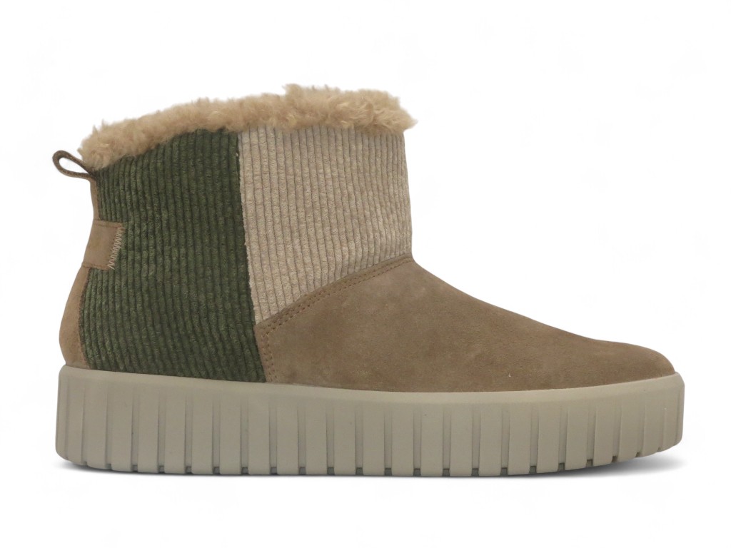 IGI & CO STIVALETTO CON ZEPPA 40 MM IN CAMOSCIO