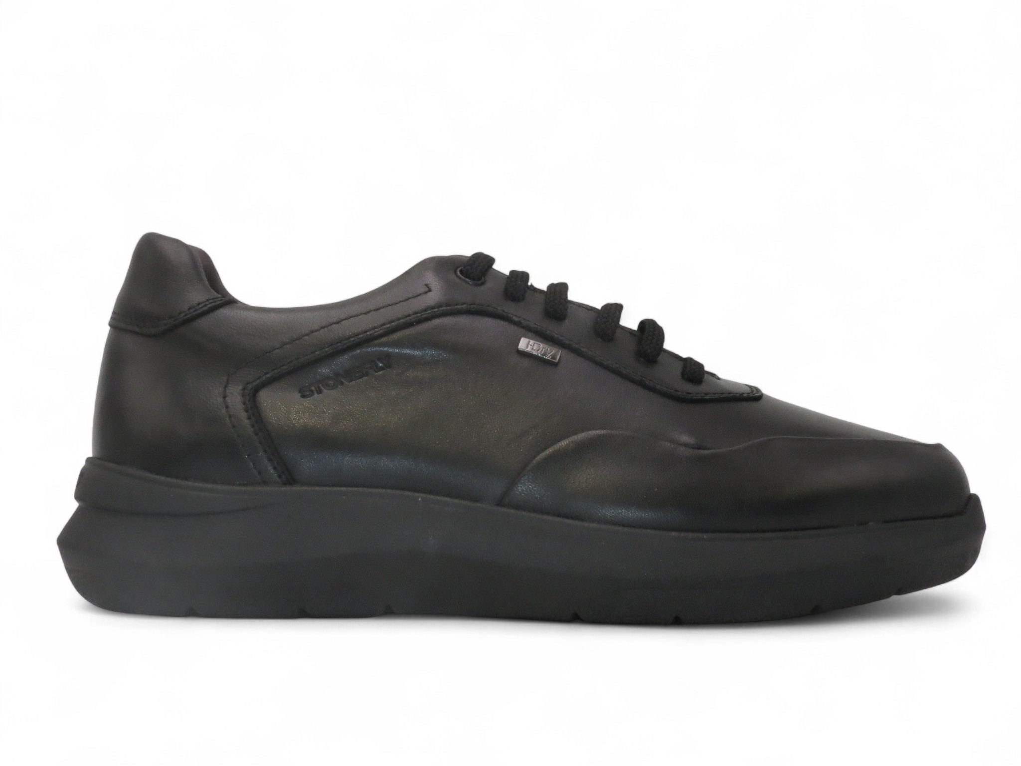 STONEFLY SCARPA SPORTIVA CON ZEPPA 40 MM IN PELLE DI NAPPA