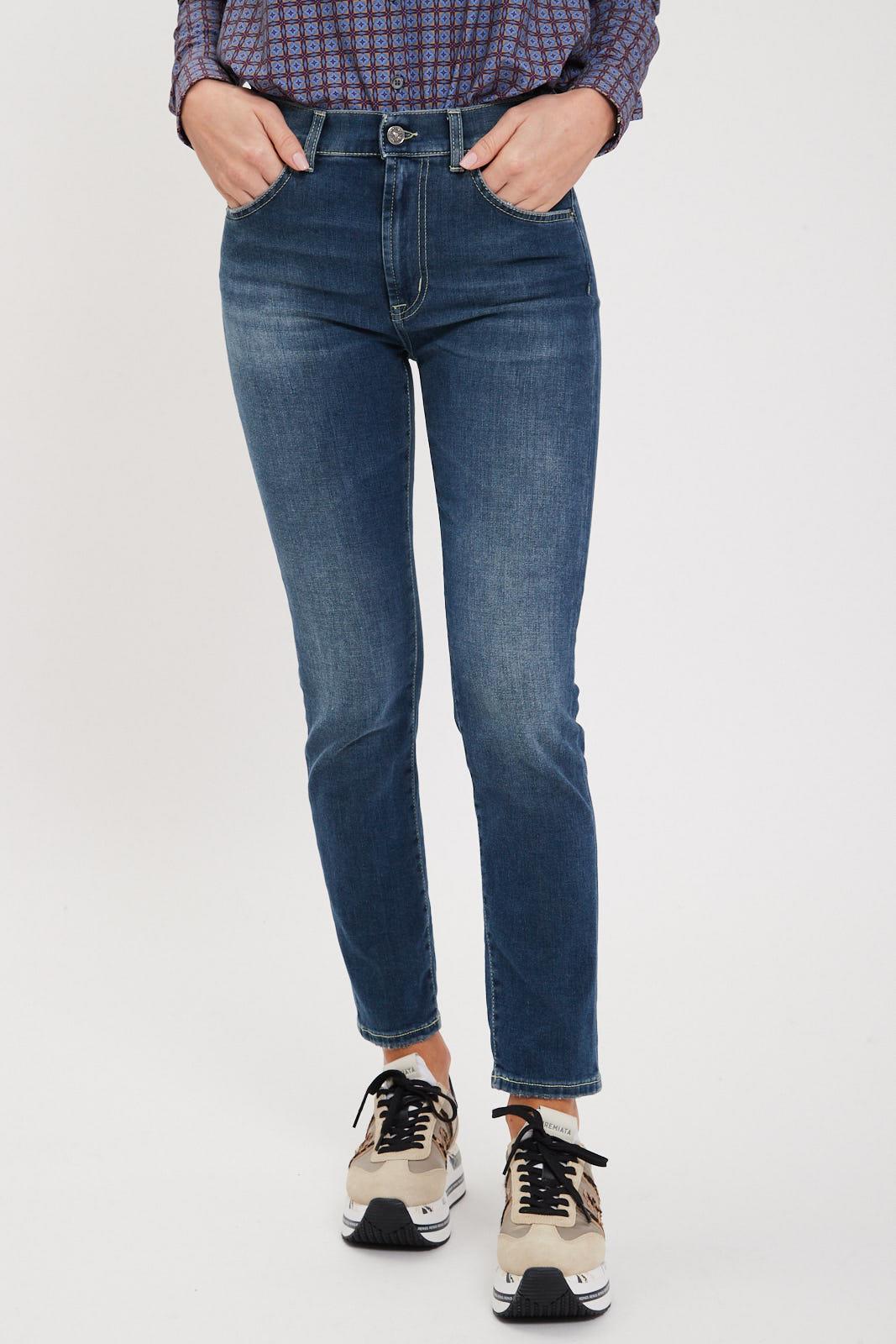 DONDUP JEANS DAILA SLIM IN DENIM STRETCH