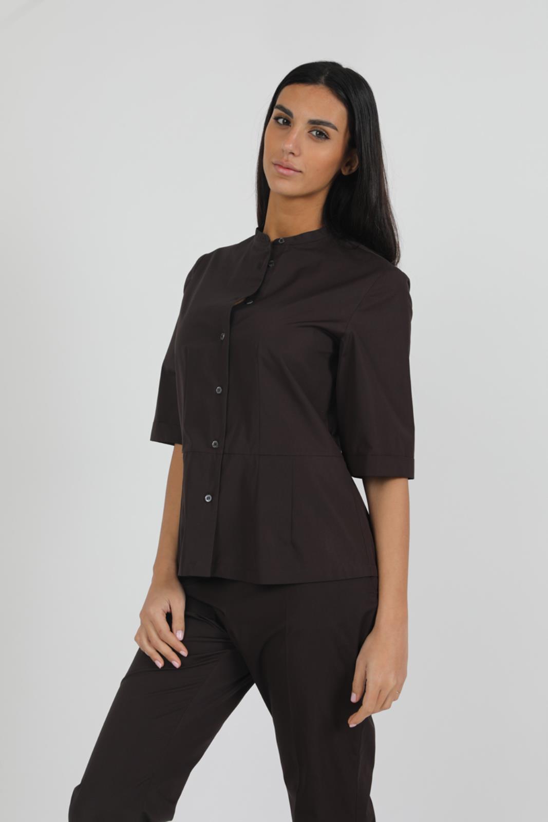 ASPESI CAMICIA AMPIA IN POPELINE