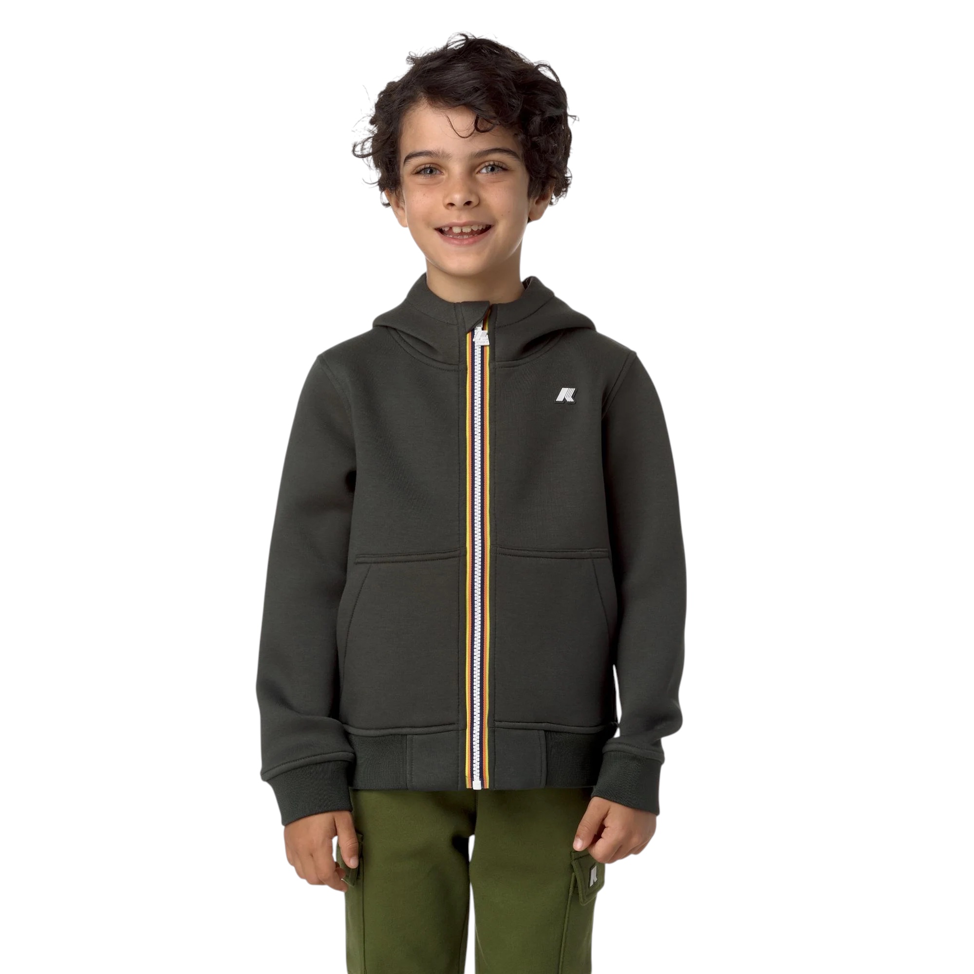 K-WAY KIDS FELPA CAPPUCCIO BIMBO