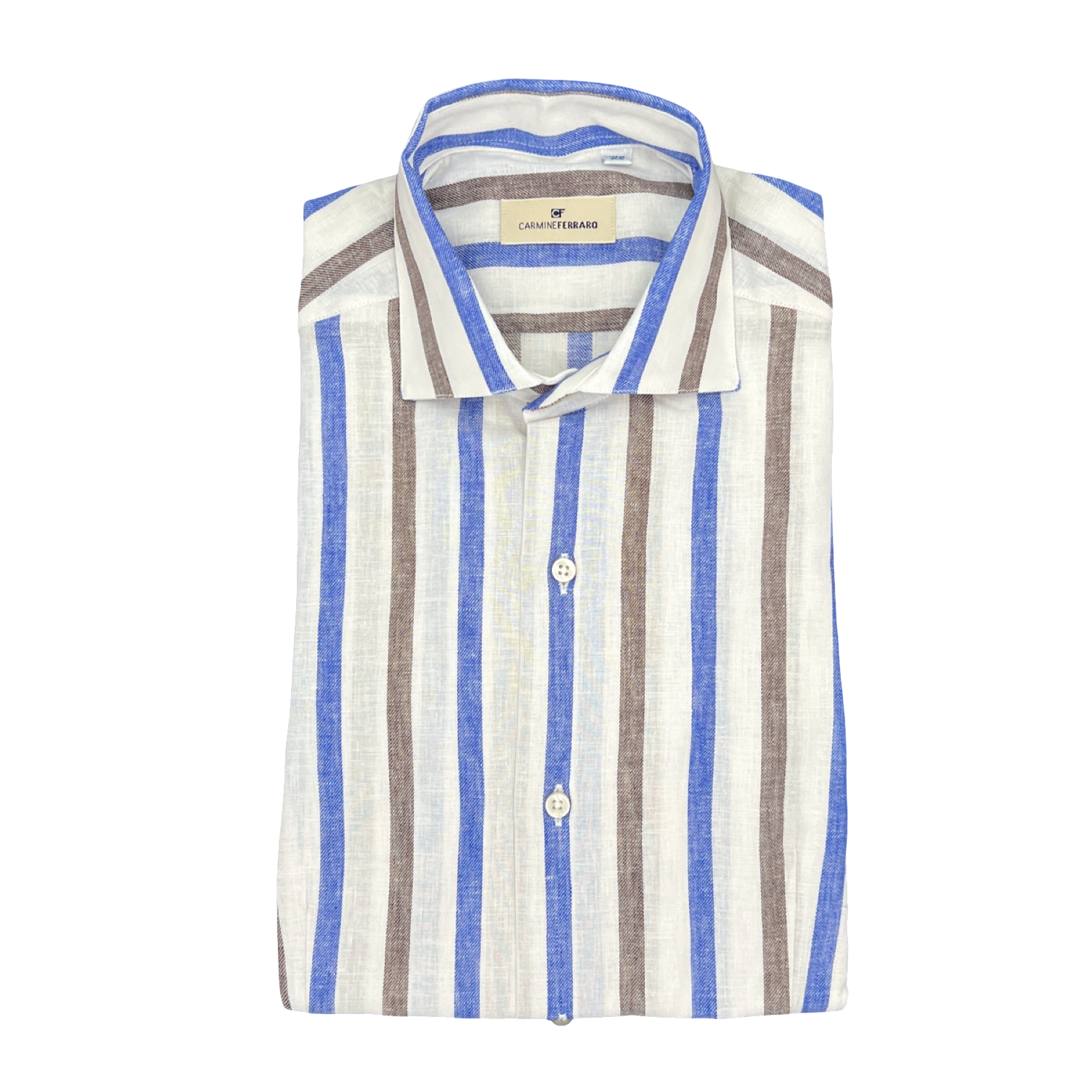 CARMINE FERRARO CAMICIA RIGATA UOMO