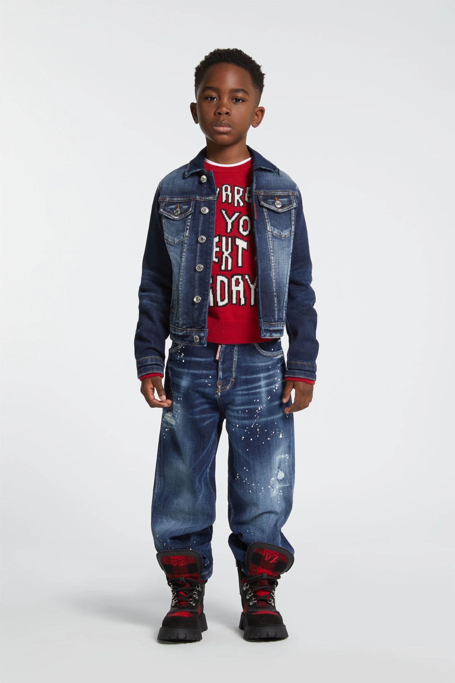 DSQUARED2 KIDS JEANS UNISEX BAMBINO