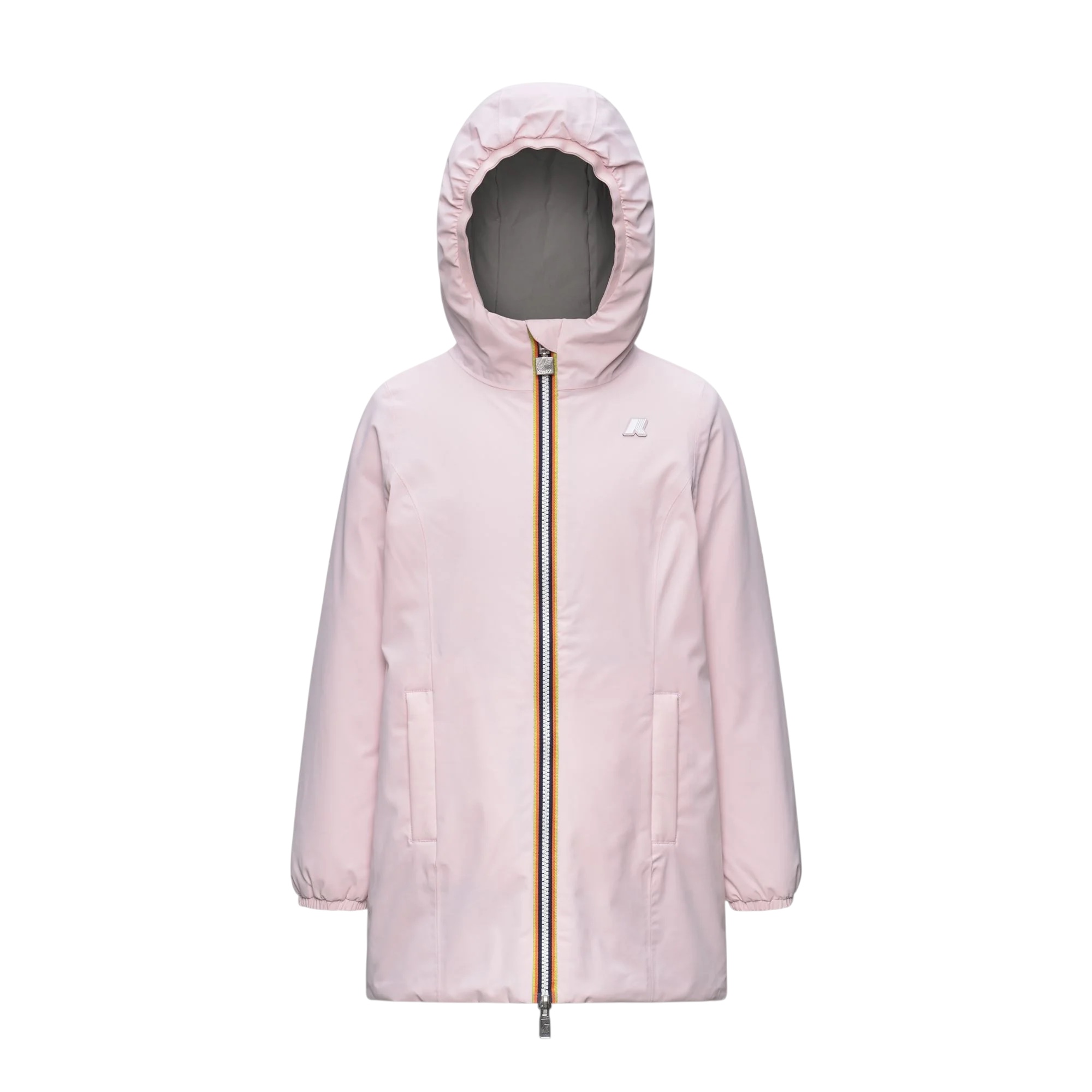 K-WAY KIDS GIUBBOTTO LUNGO REVERSIBILE BIMBA/DONNA