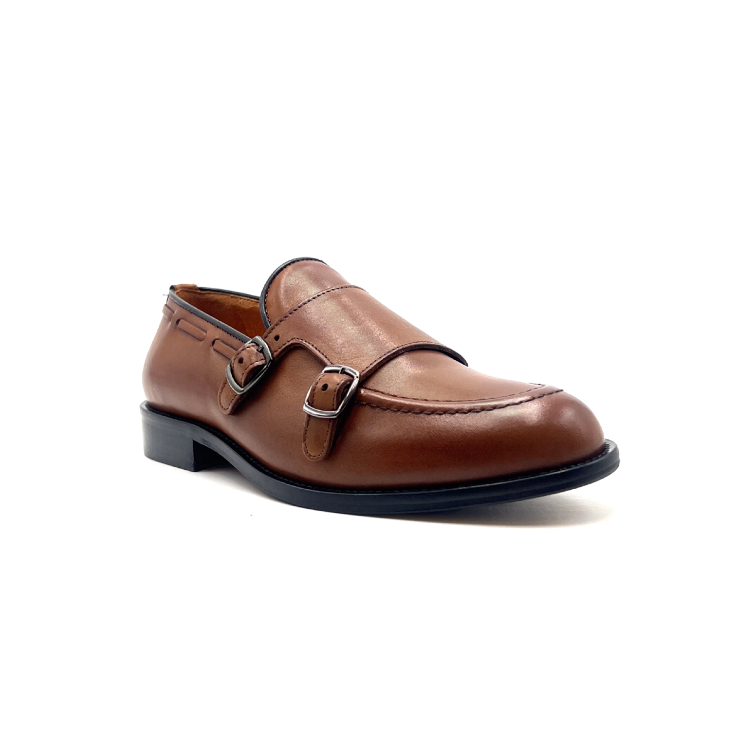 IDEA MODA MOCASSINO DOPPIA FIBBIA UOMO