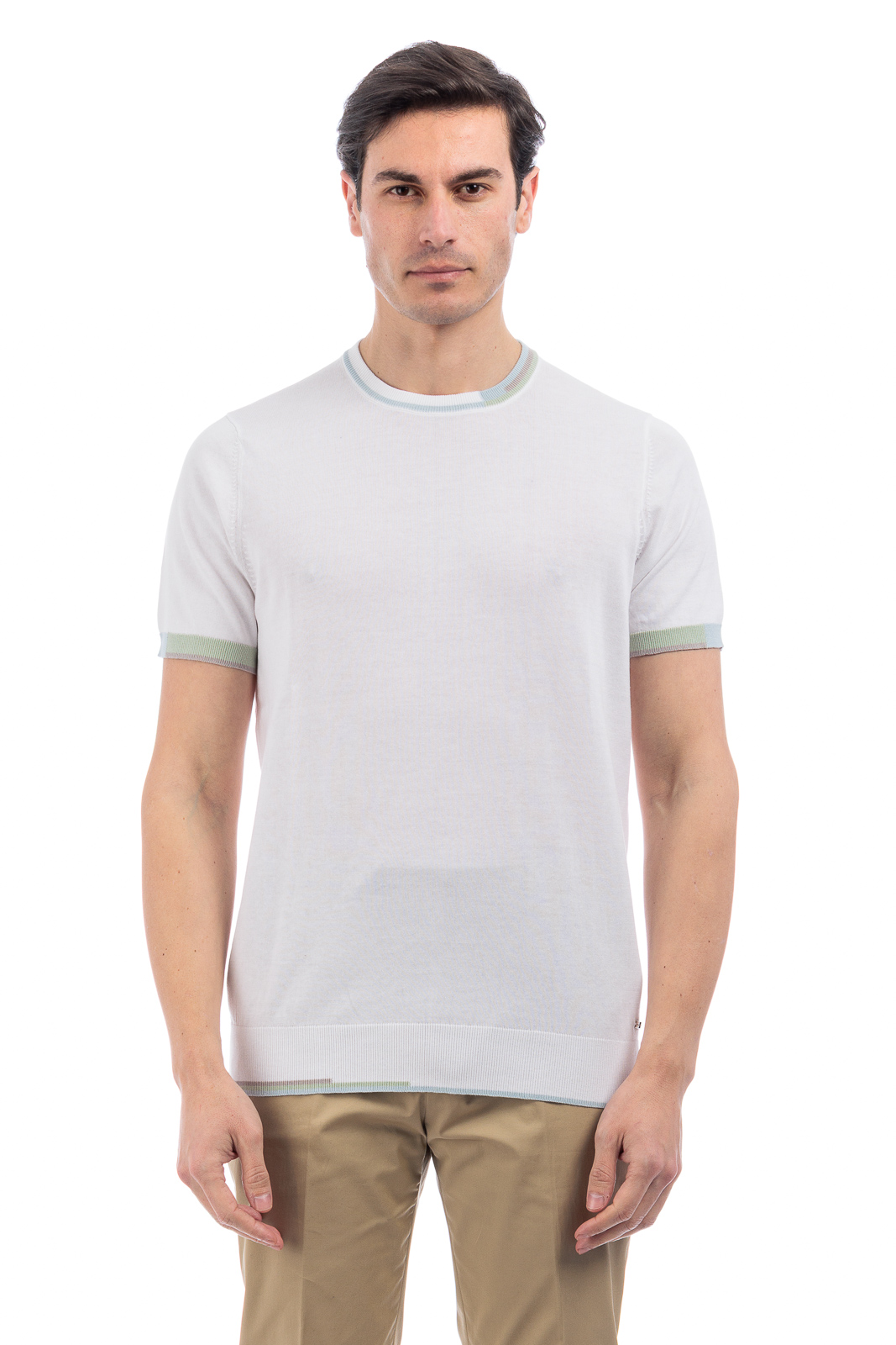 MARKUP T-SHIRT CON BORDINO UOMO