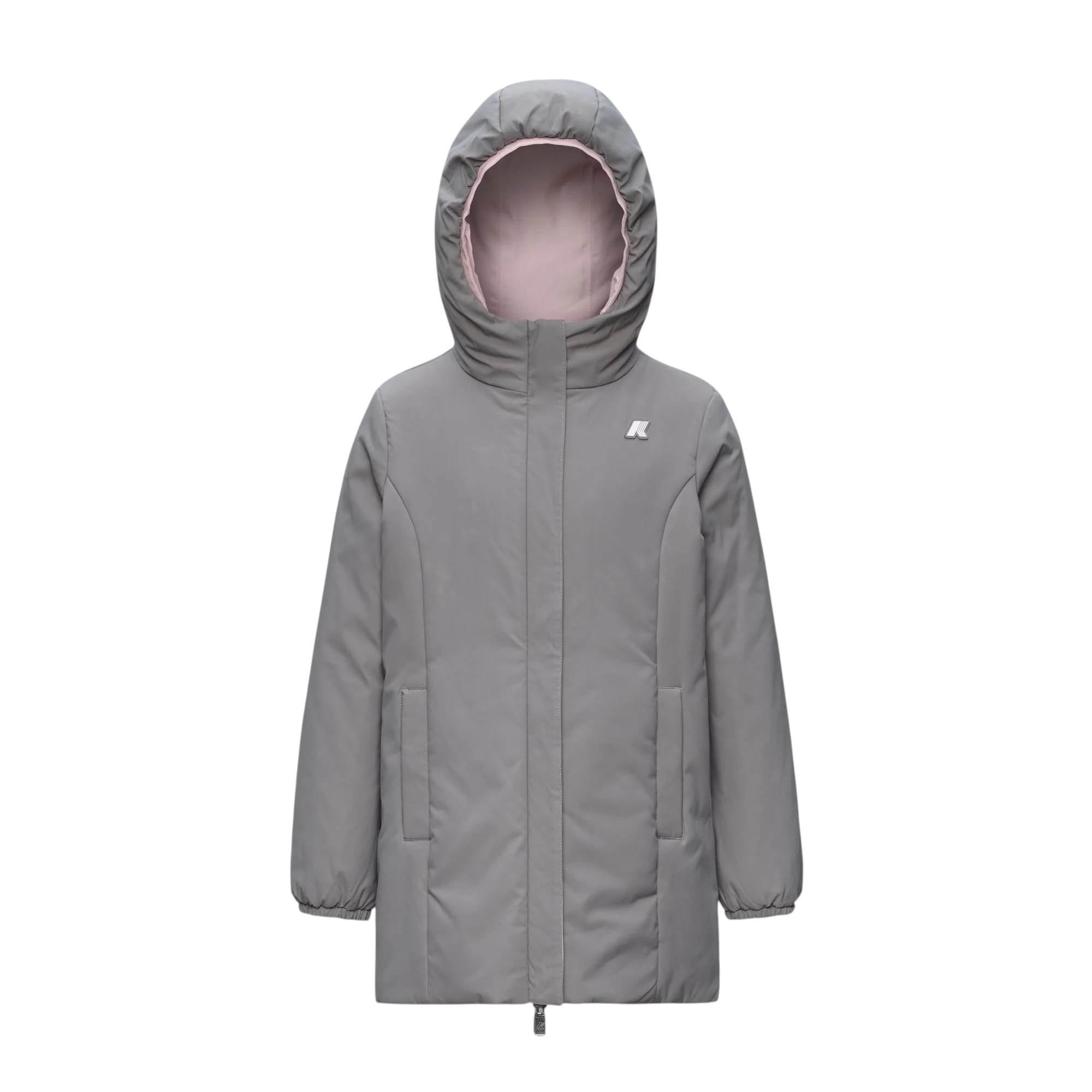 K-WAY KIDS GIUBBOTTO LUNGO REVERSIBILE BIMBA/DONNA