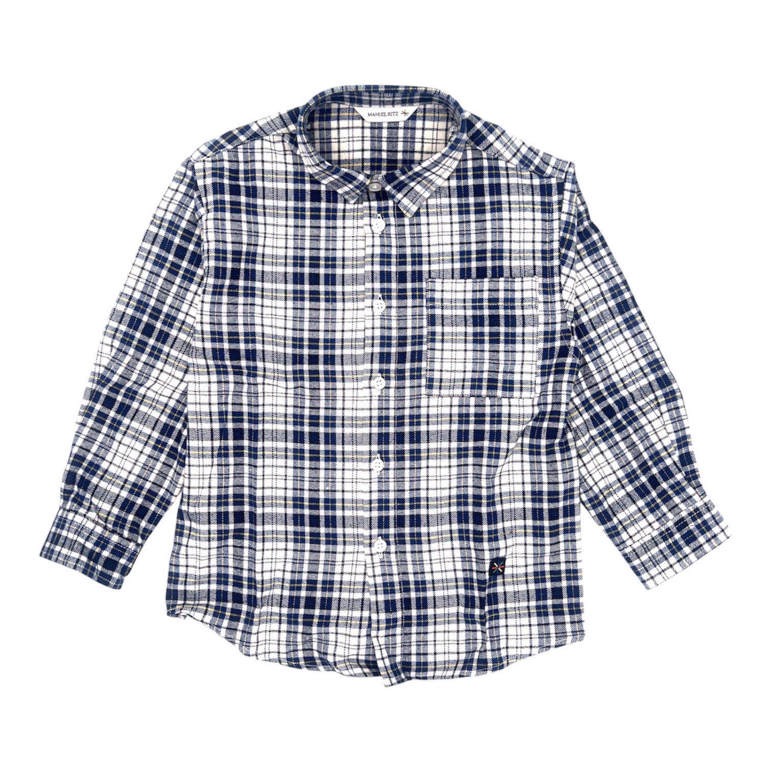 MANUEL RITZ KIDS CAMICIA A QUADRI BIMBO