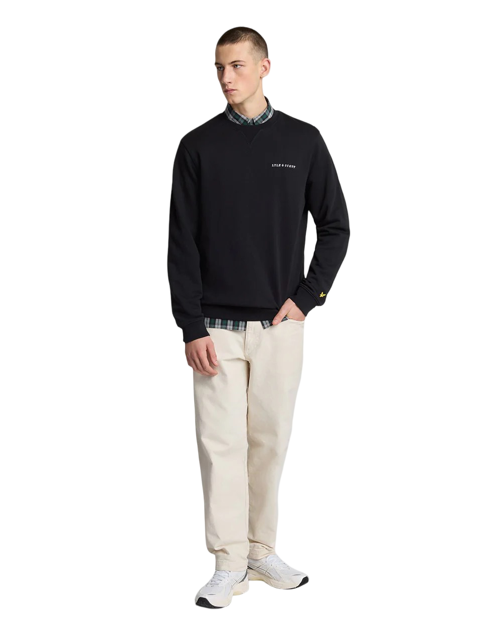 LYLE & SCOTT FELPA GIROCOLLO UOMO