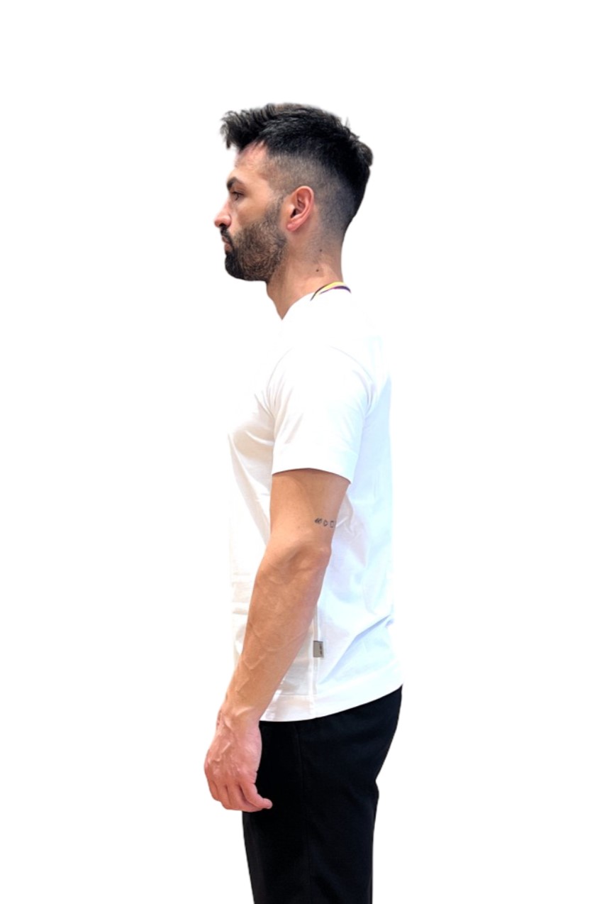 LABELROUTE T-SHIRT CON BORDINO UOMO