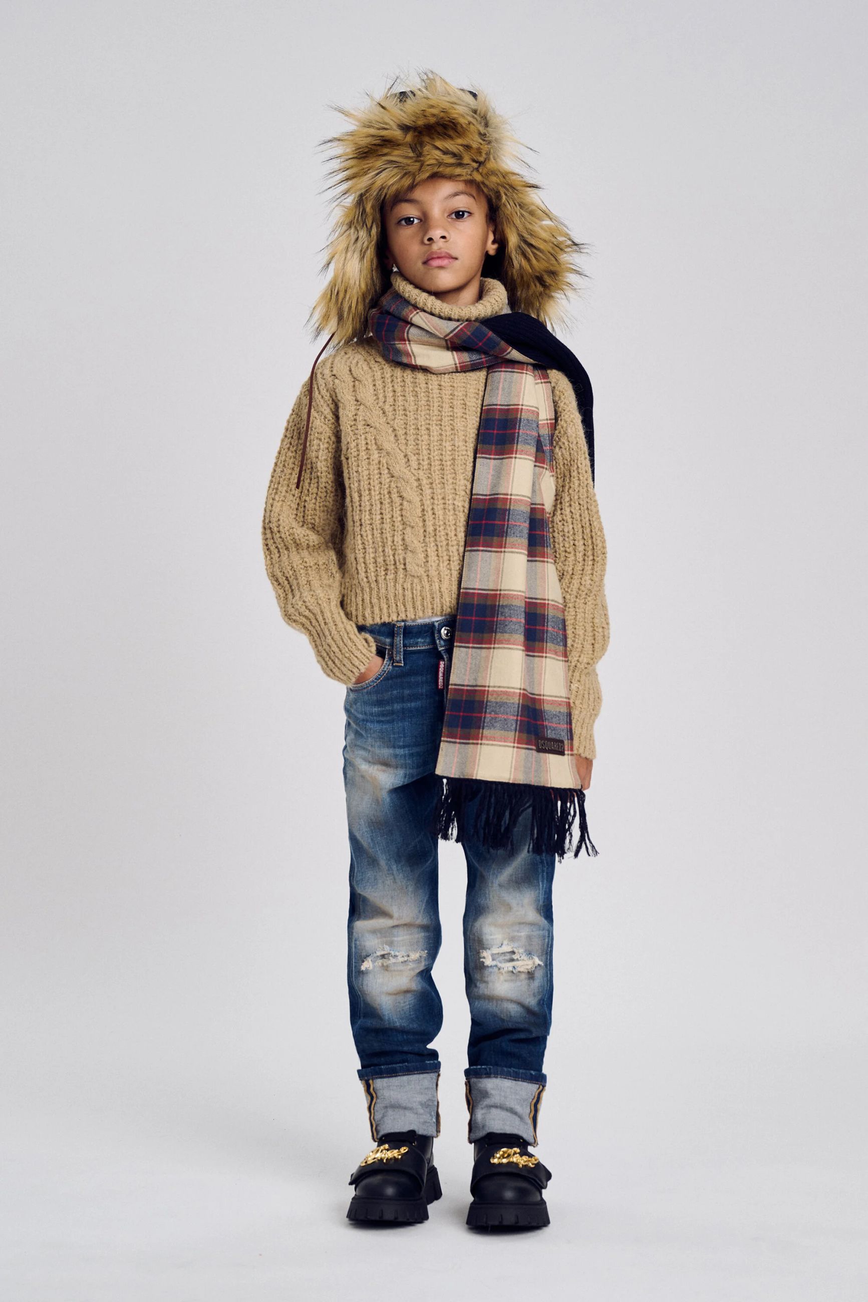 DSQUARED2 KIDS COLLO ALTO BIMBA/DONNA