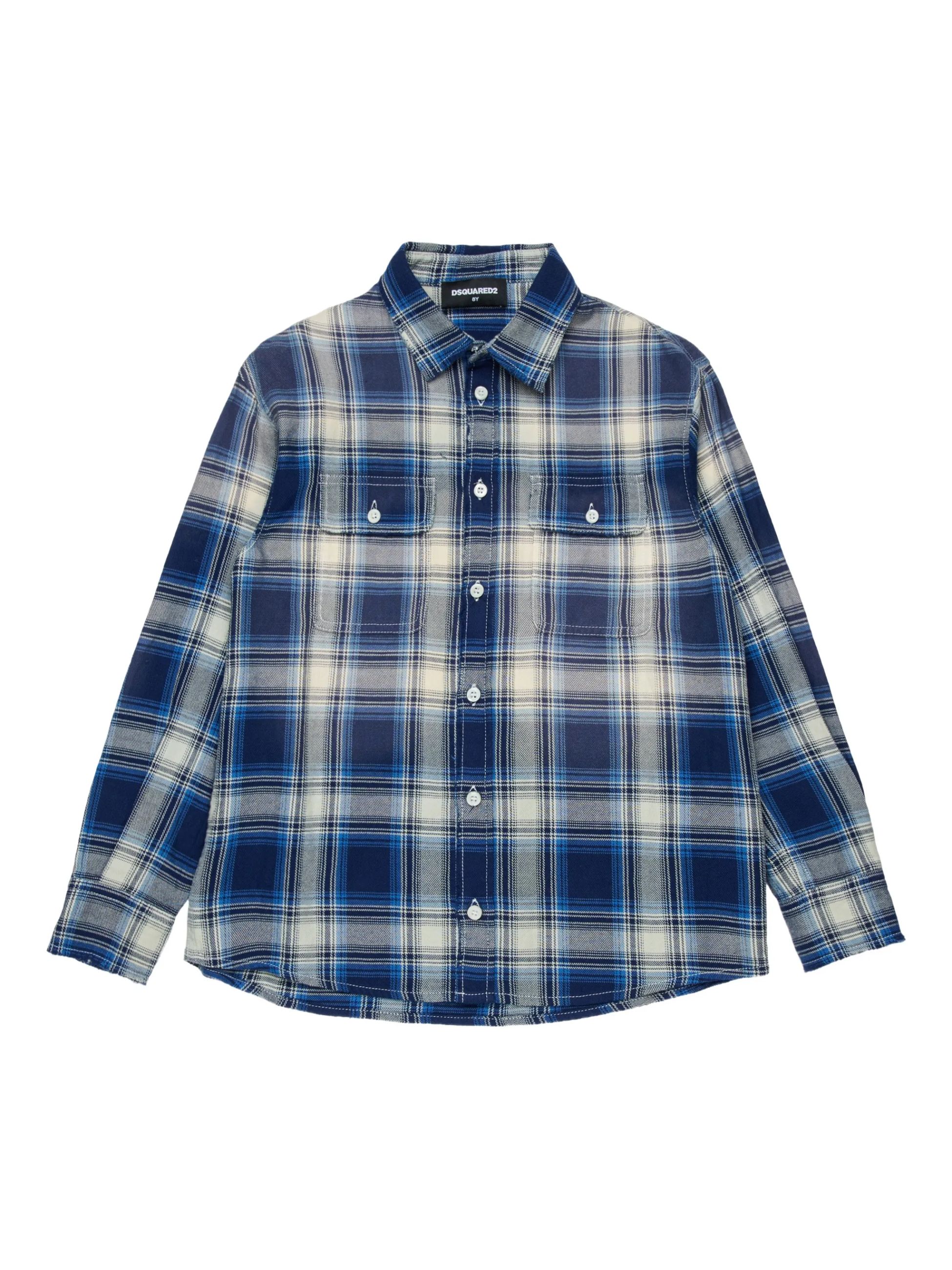 DSQUARED2 KIDS CAMICIA QUADRO UNISEX