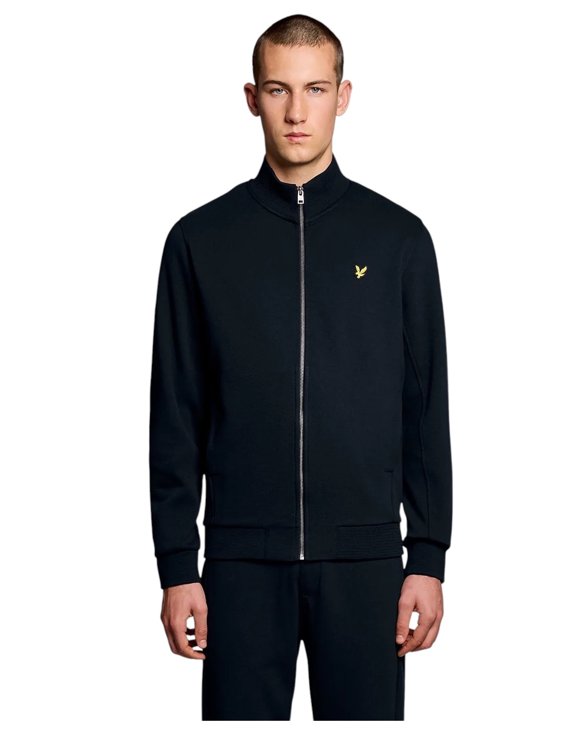 LYLE & SCOTT FELPA ZIP CAPPUCCIO UOMO