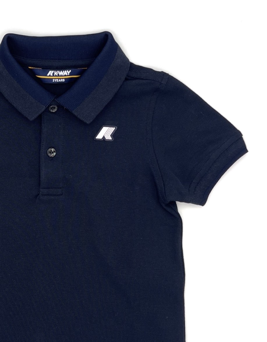 K-WAY KIDS POLO CONTRASTO BIMBO