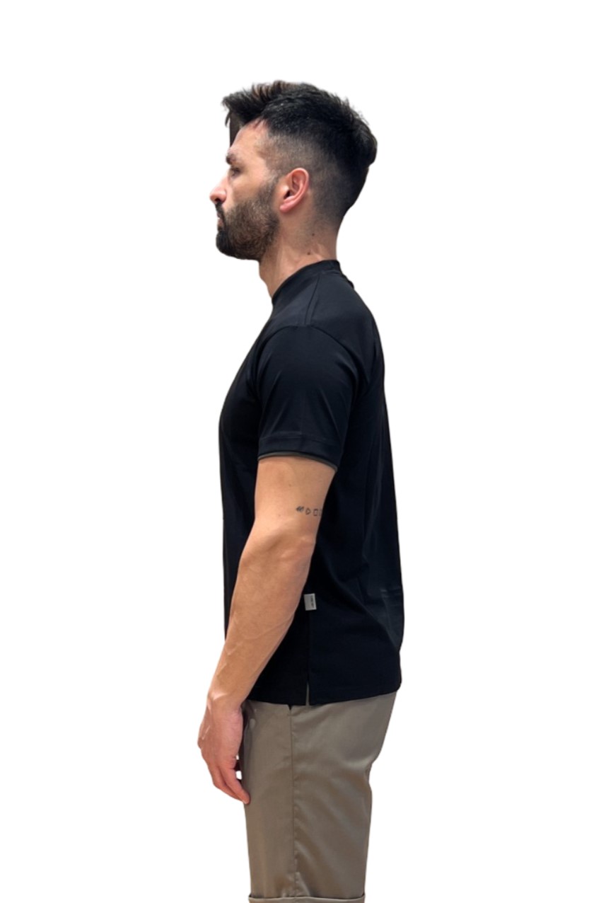 LABELROUTE T-SHIRT CON BORDINO UOMO