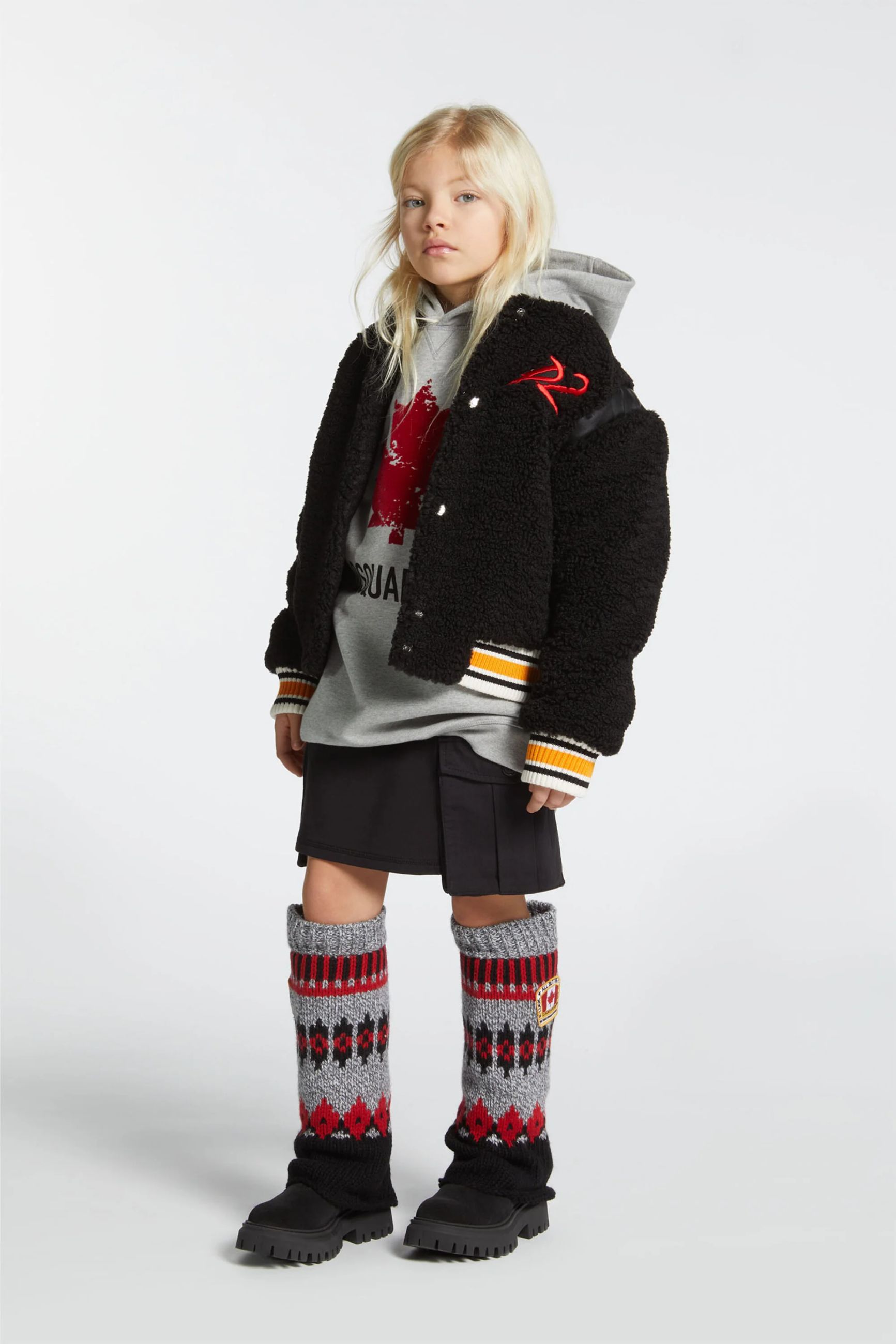 DSQUARED2 KIDS ABITO MAXI FELPA BIMBA