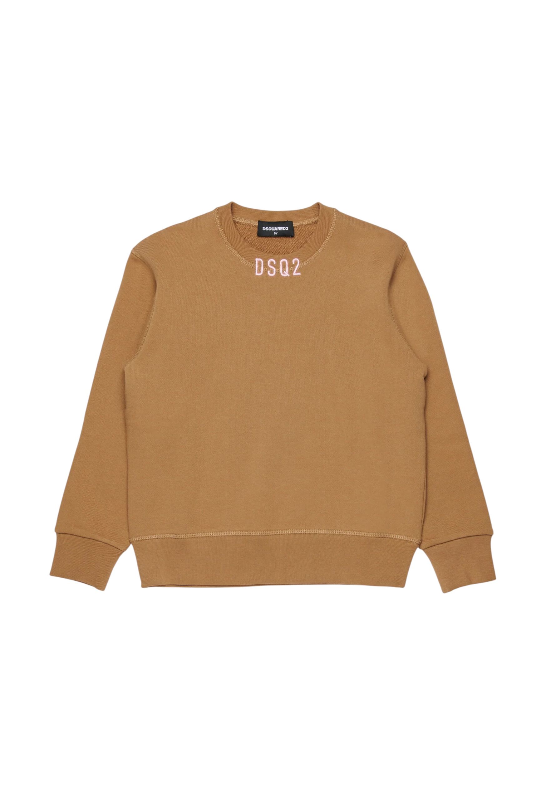 DSQUARED2 KIDS FELPA GIROCOLLO UNISEX BAMBINO
