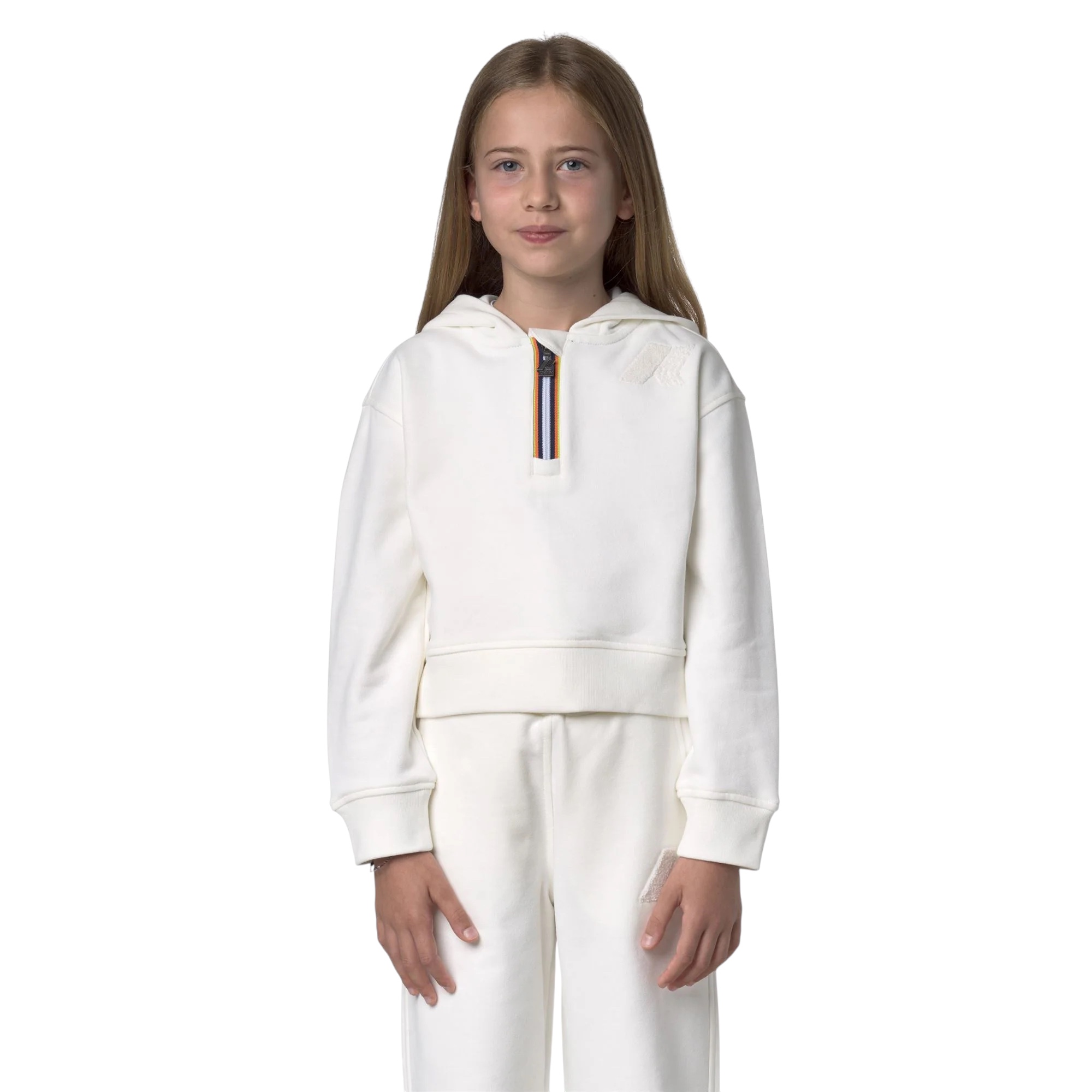K-WAY KIDS FELPA CON CAPPUCCIO BIMBA