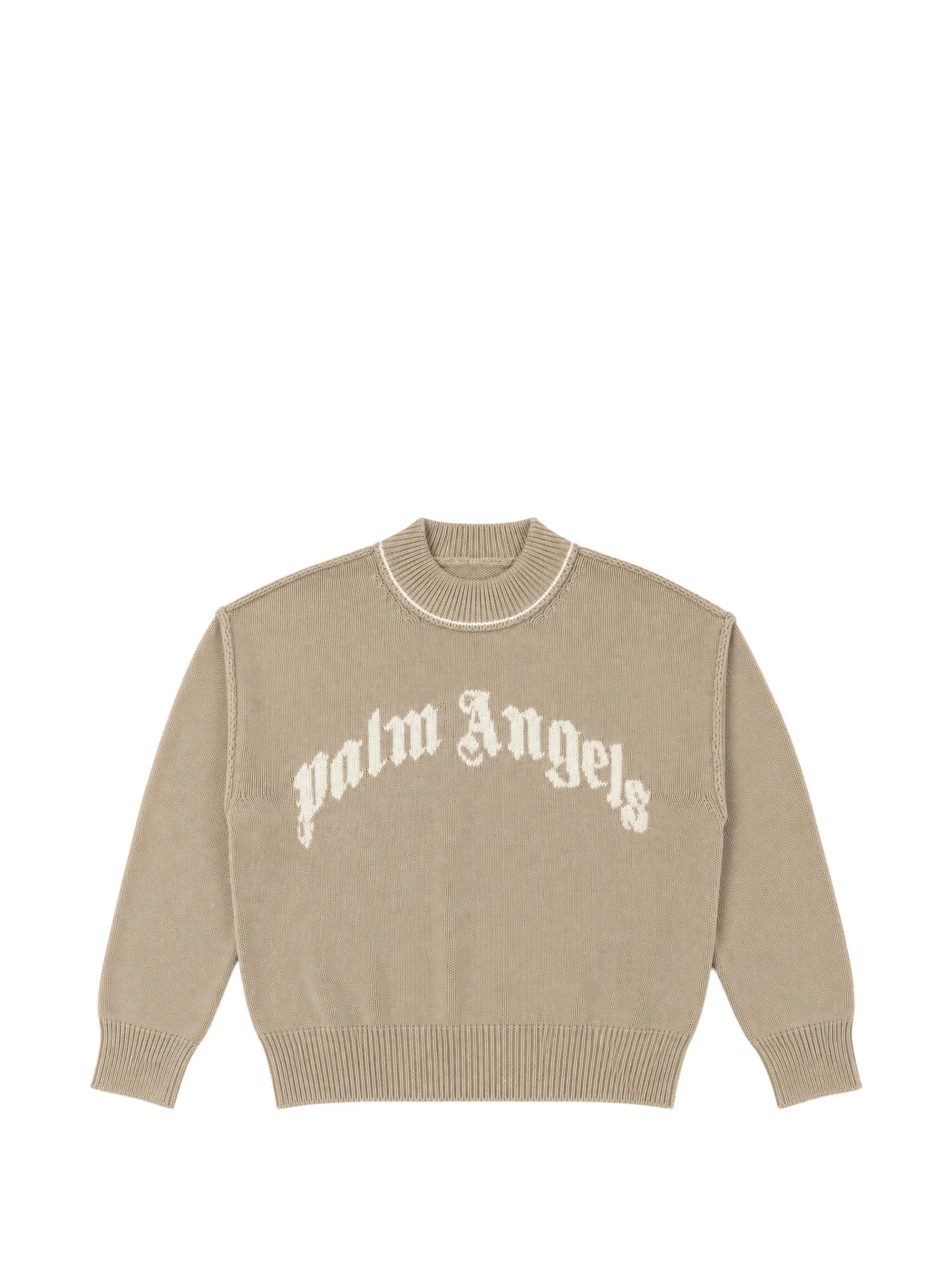 PALM ANGELS MAGLIA GIROCOLLO UNISEX BAMBINO