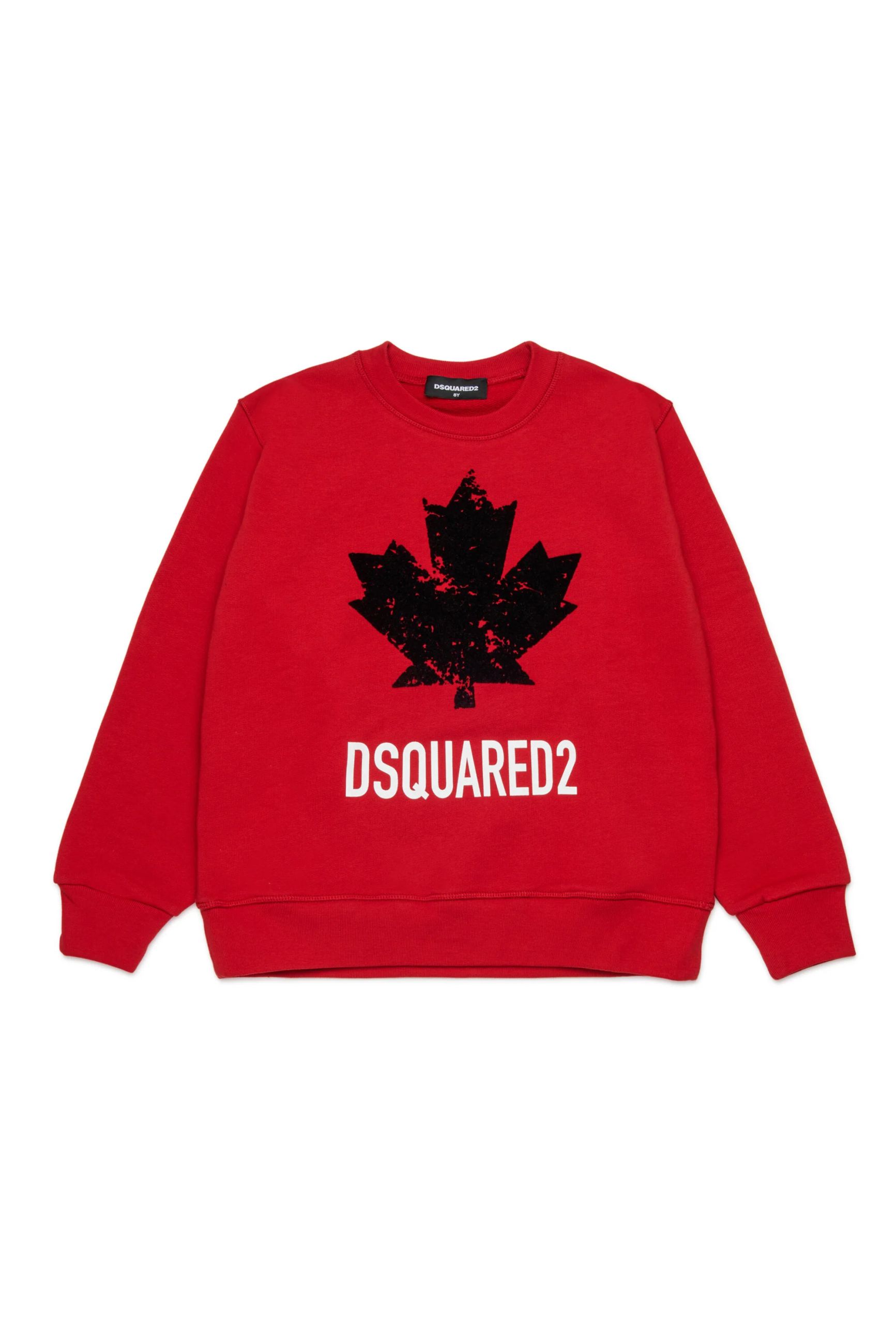 DSQUARED2 KIDS FELPA GIROCOLLO UNISEX BAMBINO