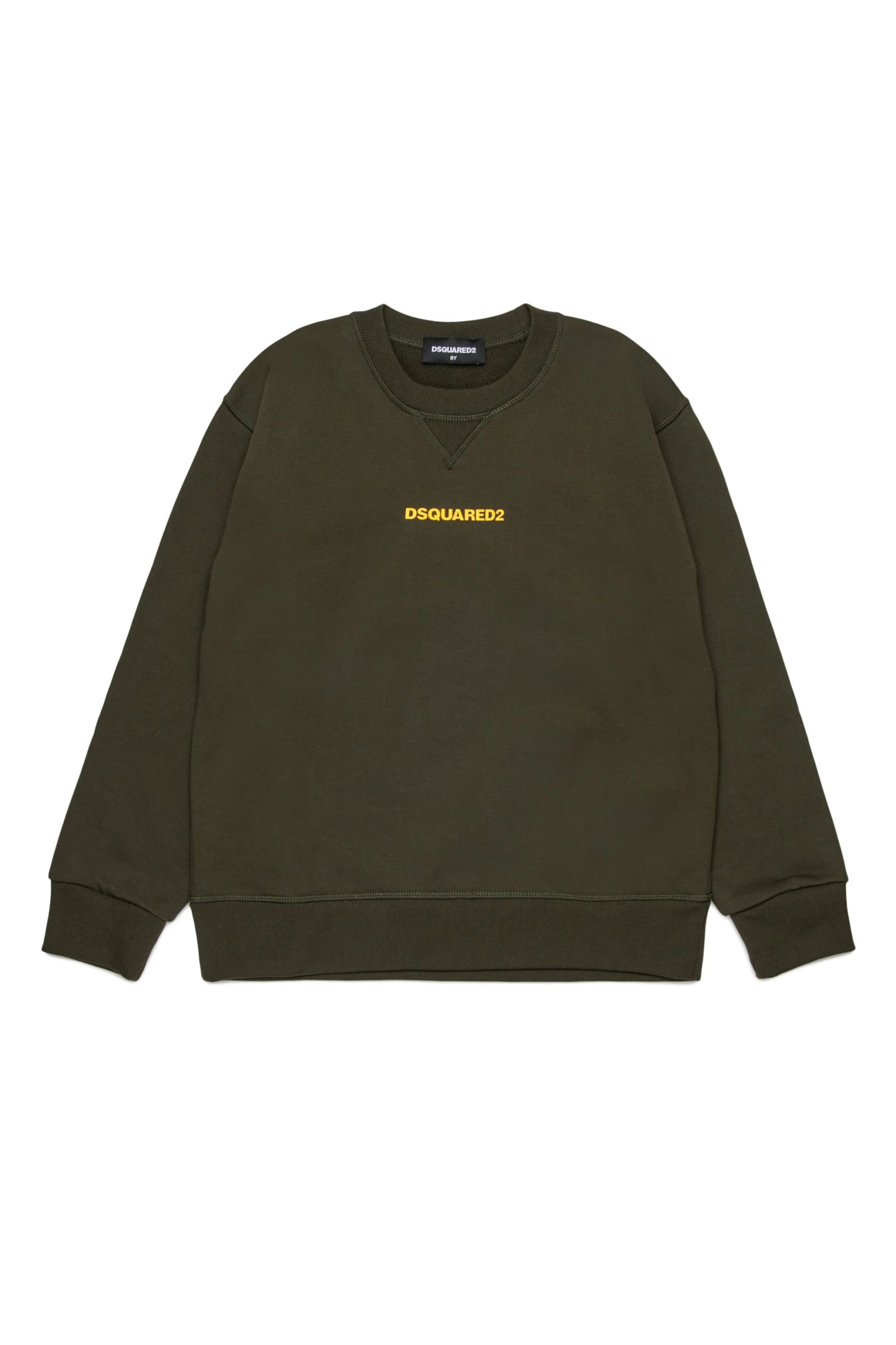 DSQUARED2 KIDS FELPA GIROCOLLO UNISEX BAMBINO